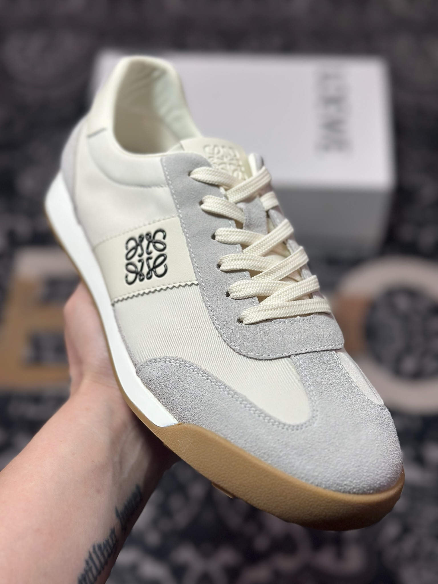 新货#罗意威/Loewe Ballet Runner 25ss春季新款爆款小白鞋
