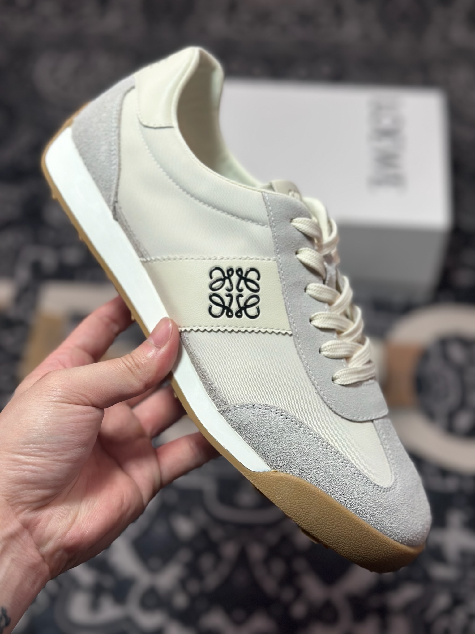 新货#罗意威/Loewe Ballet Runner 25ss春季新款爆款小白鞋