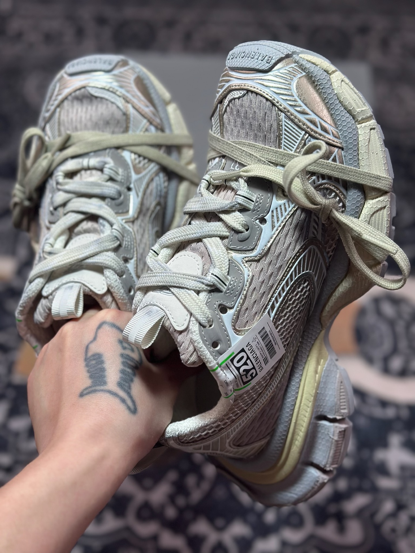 优选 Balenciaga 巴黎世家 Phantom Sneaker 3XL 做旧复古老爹鞋