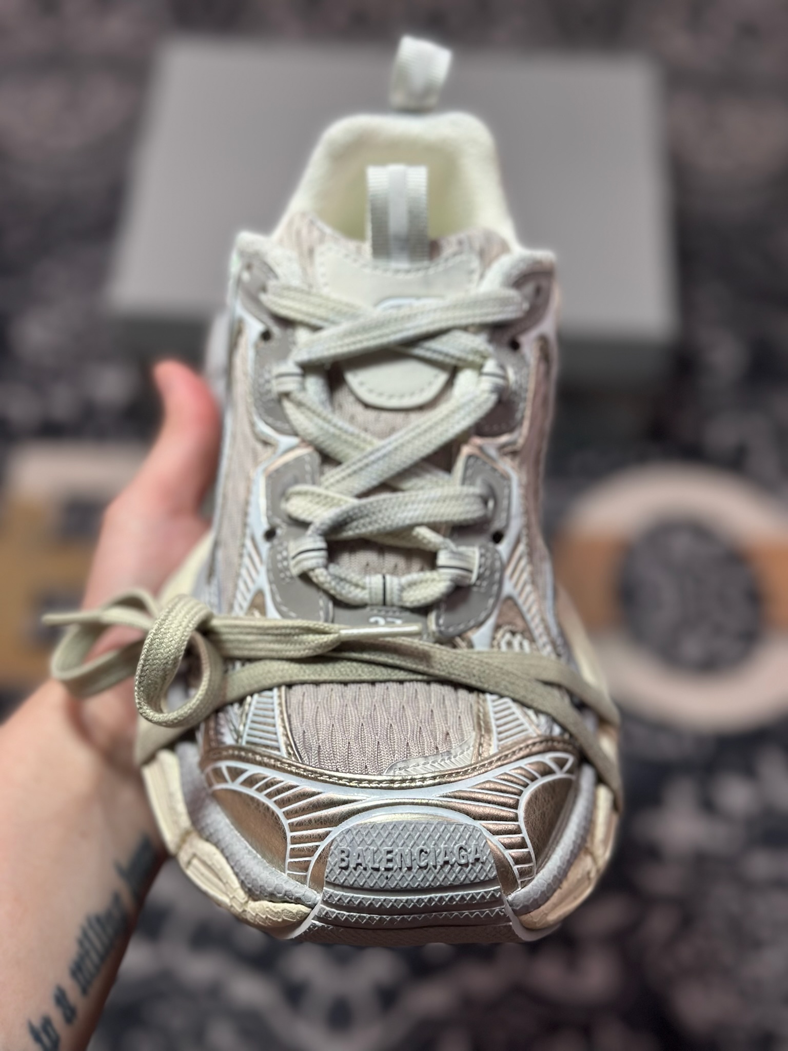 优选 Balenciaga 巴黎世家 Phantom Sneaker 3XL 做旧复古老爹鞋