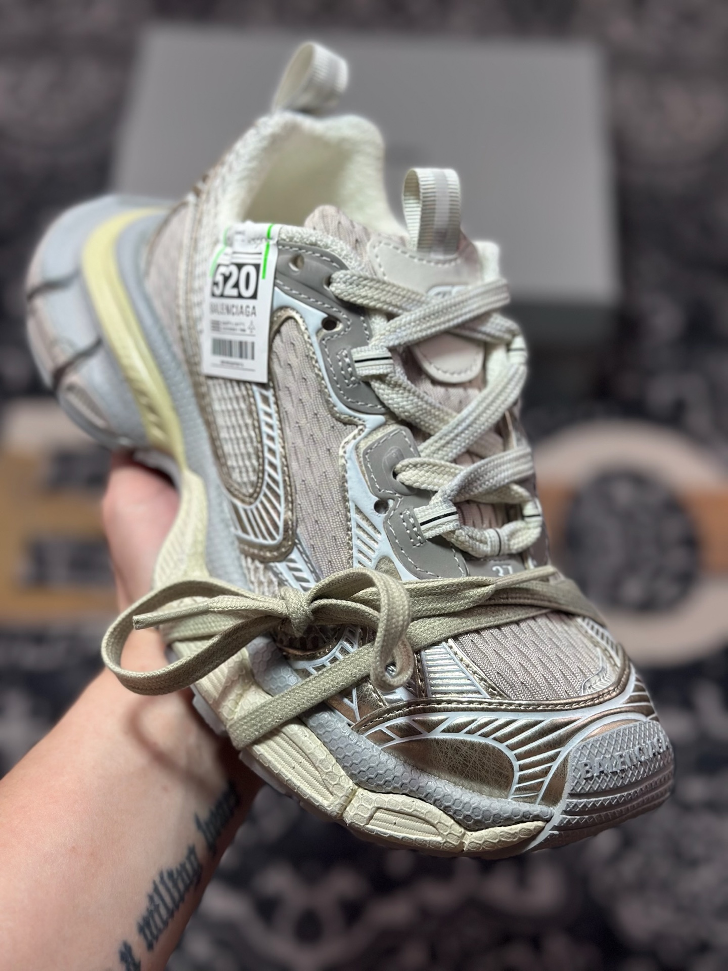 优选 Balenciaga 巴黎世家 Phantom Sneaker 3XL 做旧复古老爹鞋