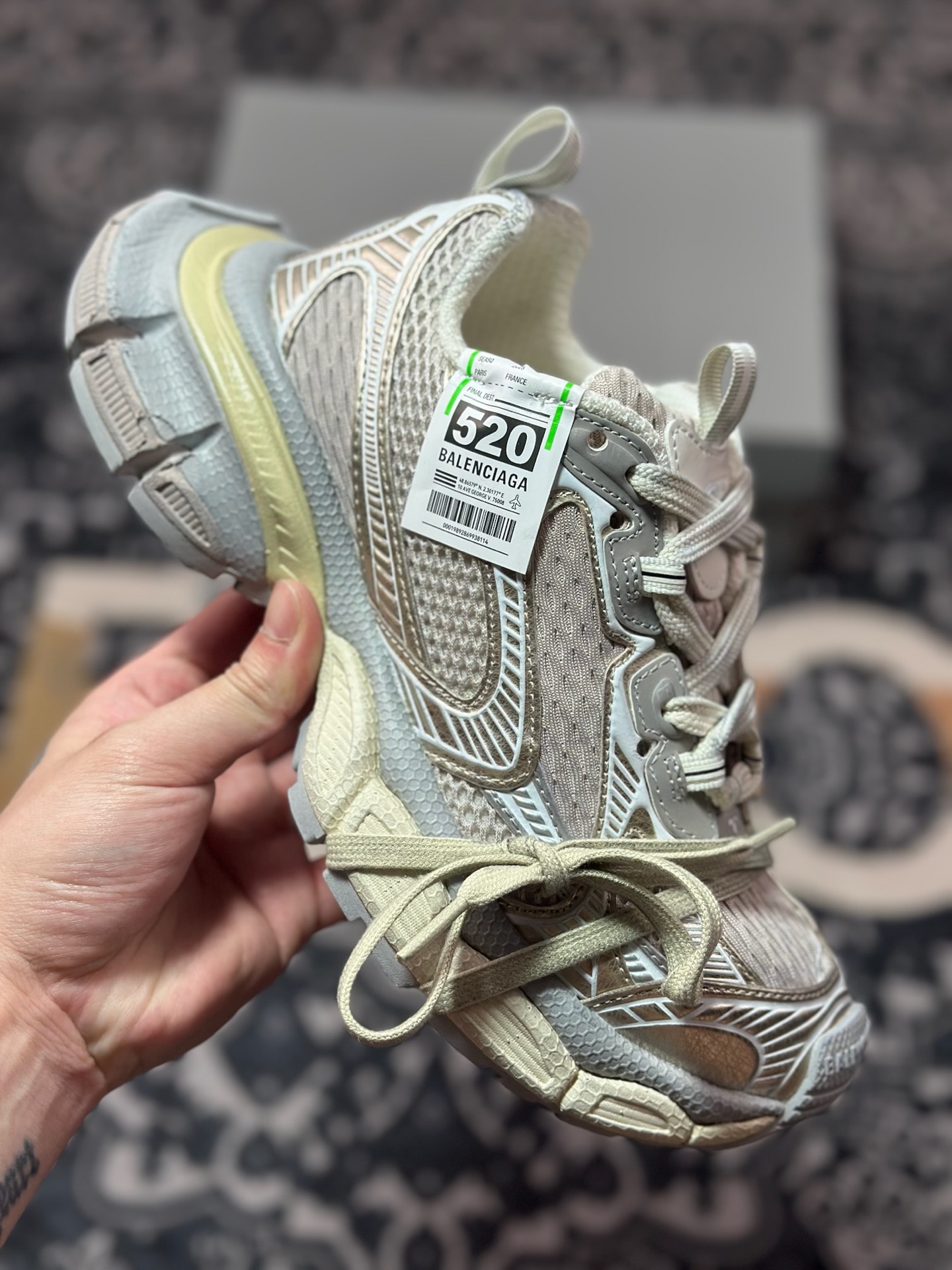 优选 Balenciaga 巴黎世家 Phantom Sneaker 3XL 做旧复古老爹鞋