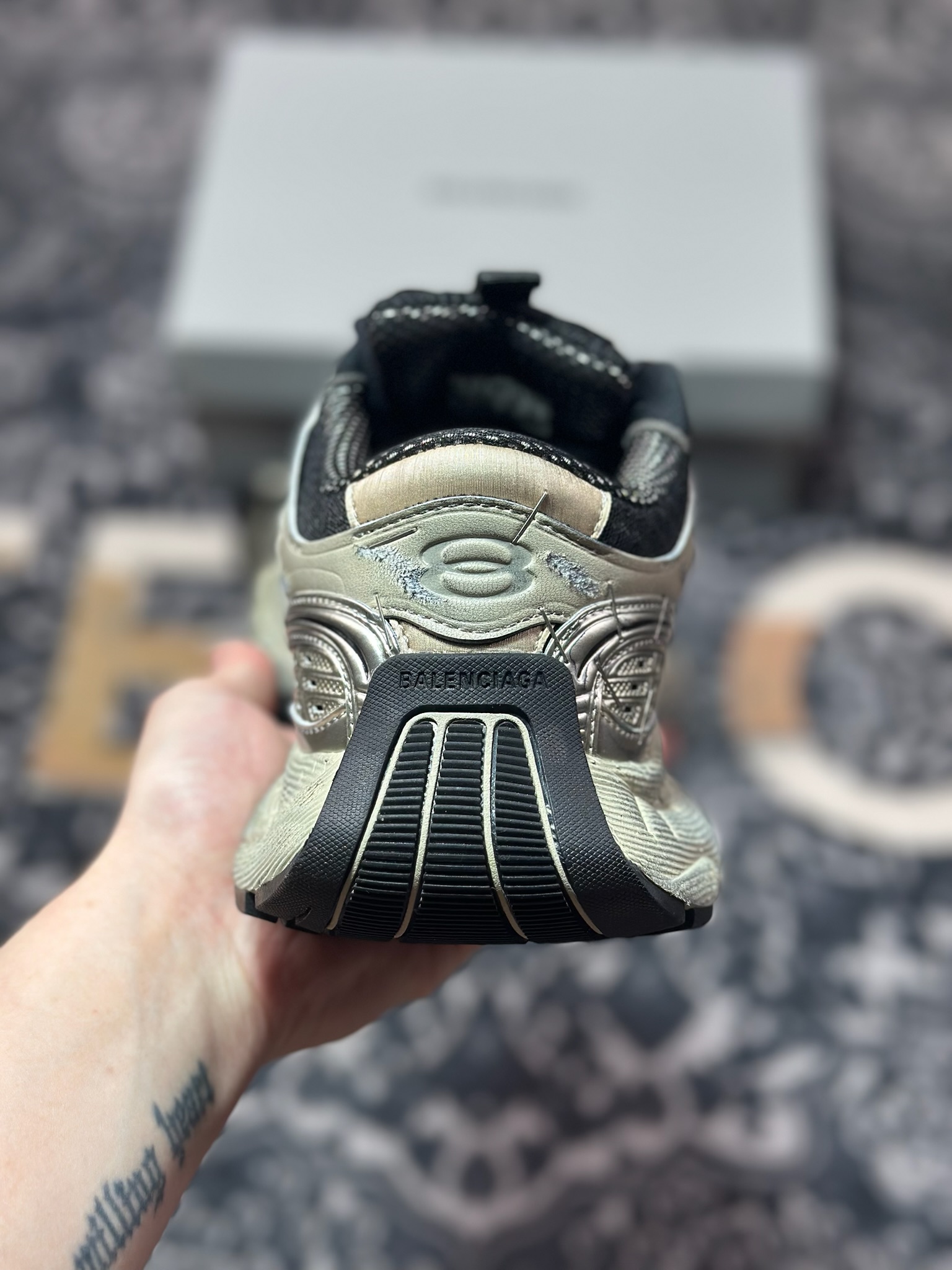 优选 Balenciaga 巴黎世家 Stapler 新款做旧复古老爹鞋