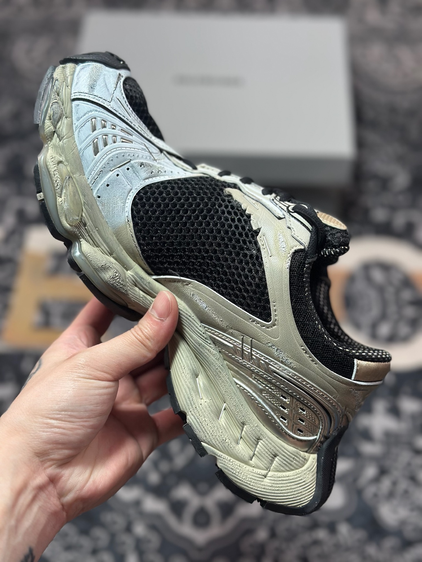 优选 Balenciaga 巴黎世家 Stapler 新款做旧复古老爹鞋