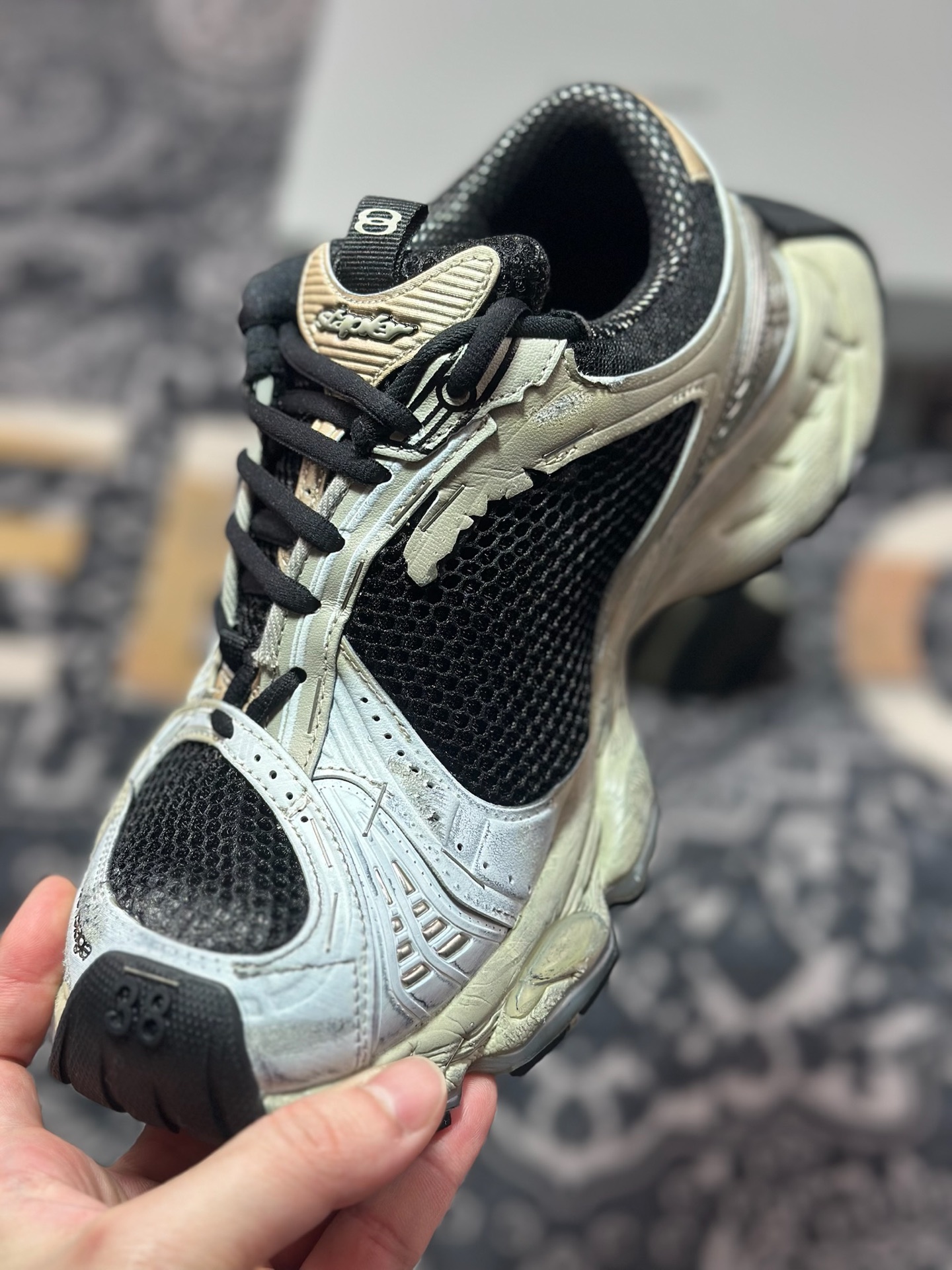 优选 Balenciaga 巴黎世家 Stapler 新款做旧复古老爹鞋