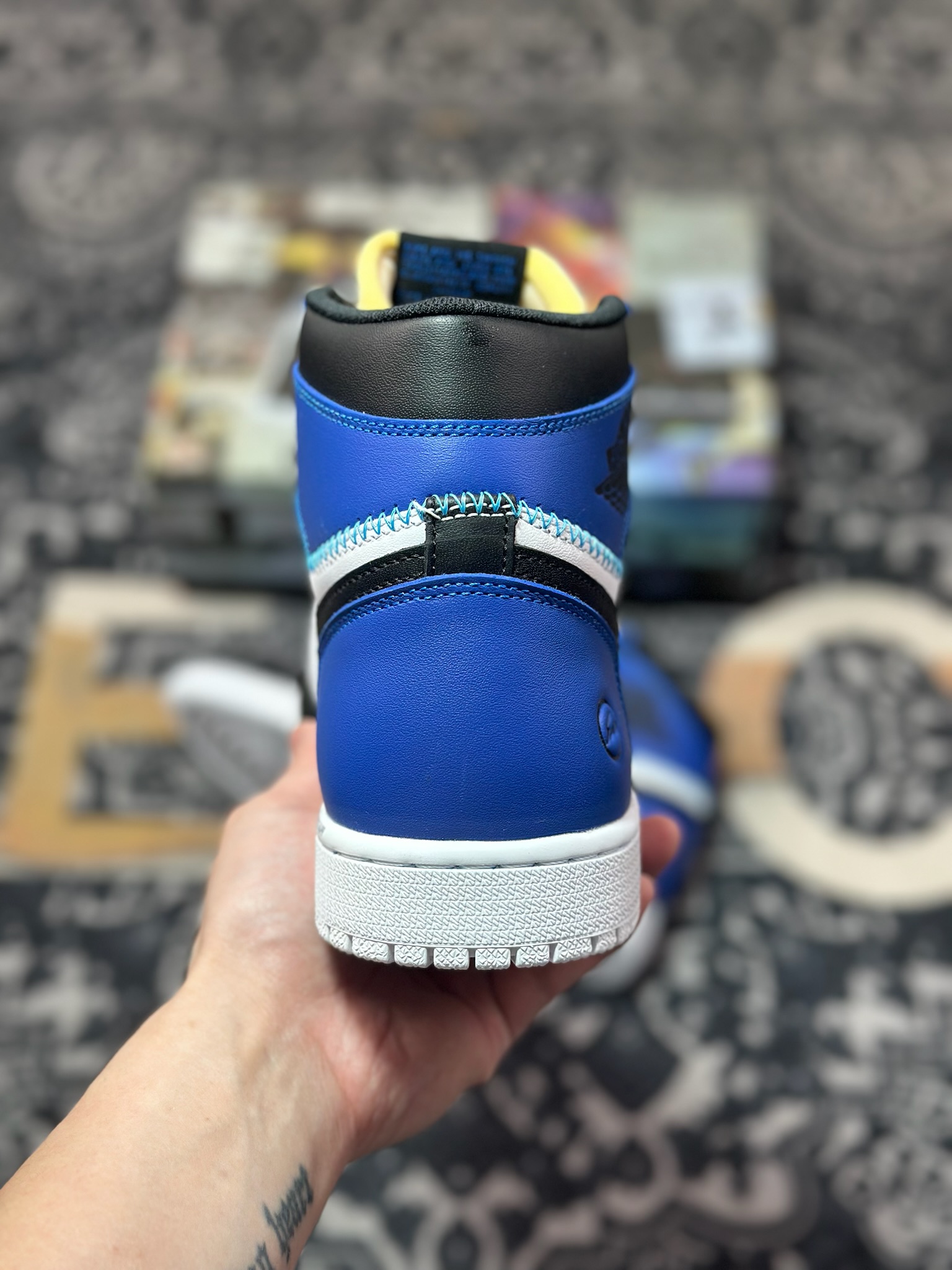 Jordan Air Jordan 1 High OG”UNC Reimagined” 黑白蓝 DZ5485-041