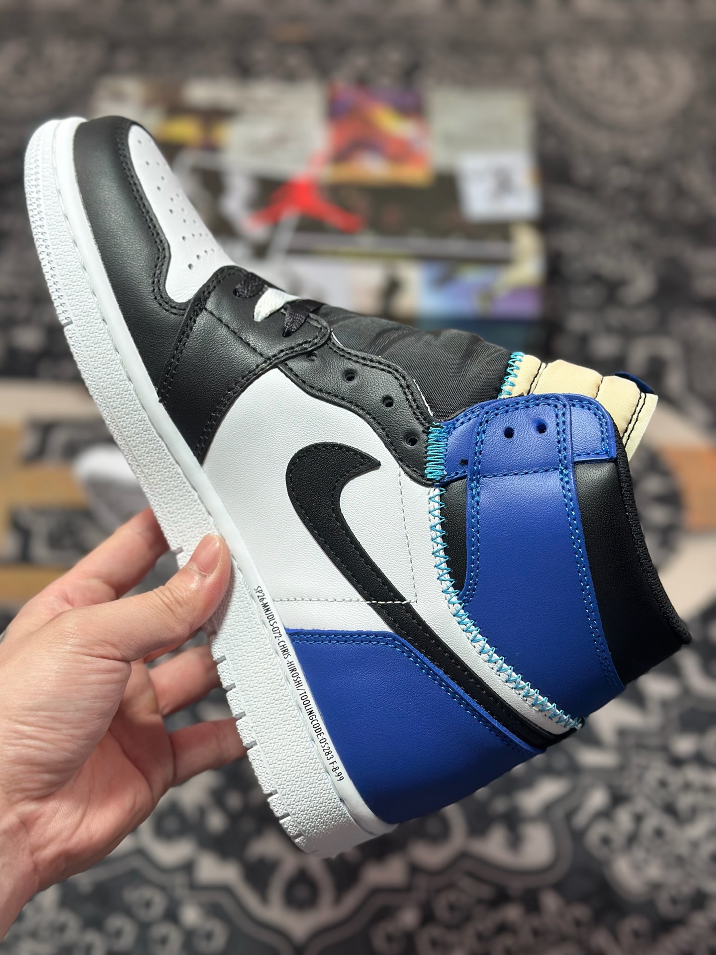 Jordan Air Jordan 1 High OG”UNC Reimagined” 黑白蓝 DZ5485-041