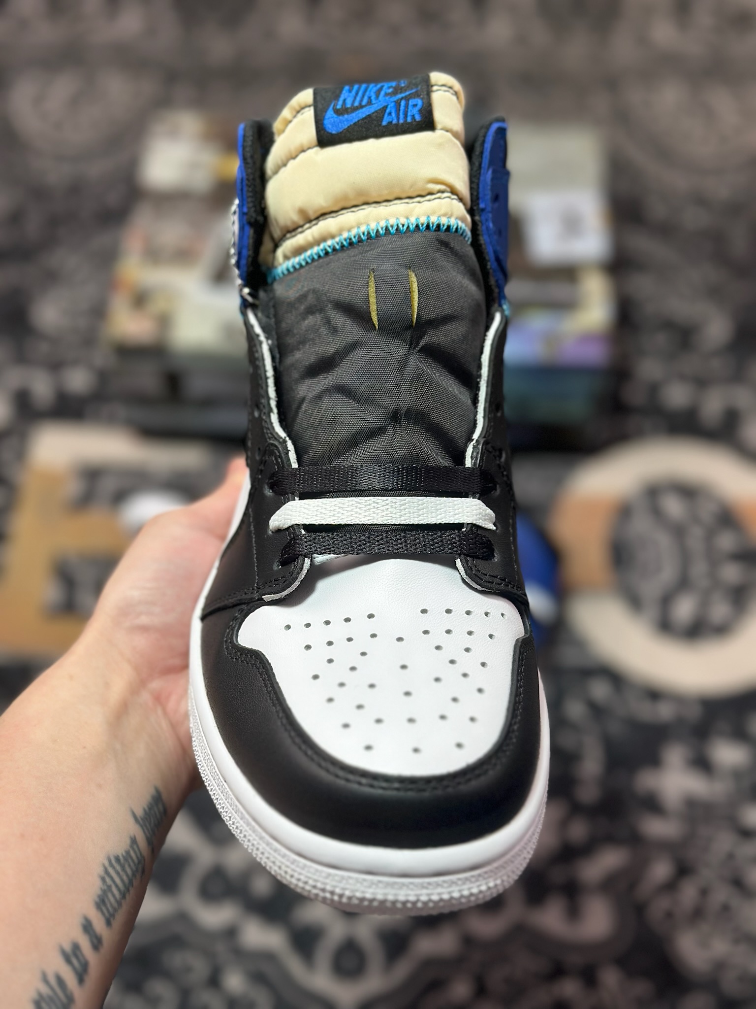 Jordan Air Jordan 1 High OG”UNC Reimagined” 黑白蓝 DZ5485-041