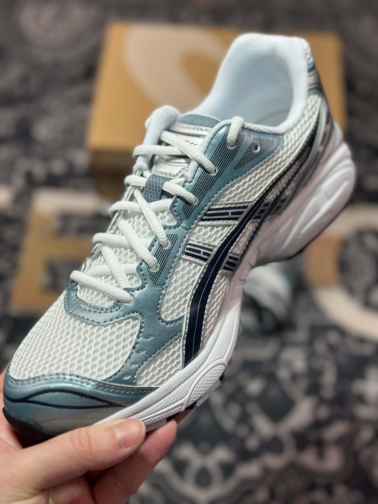 优选 纯原 Asics 亚瑟士 GEL-Kayano 14 低帮运动休闲跑步鞋 1203A537-106