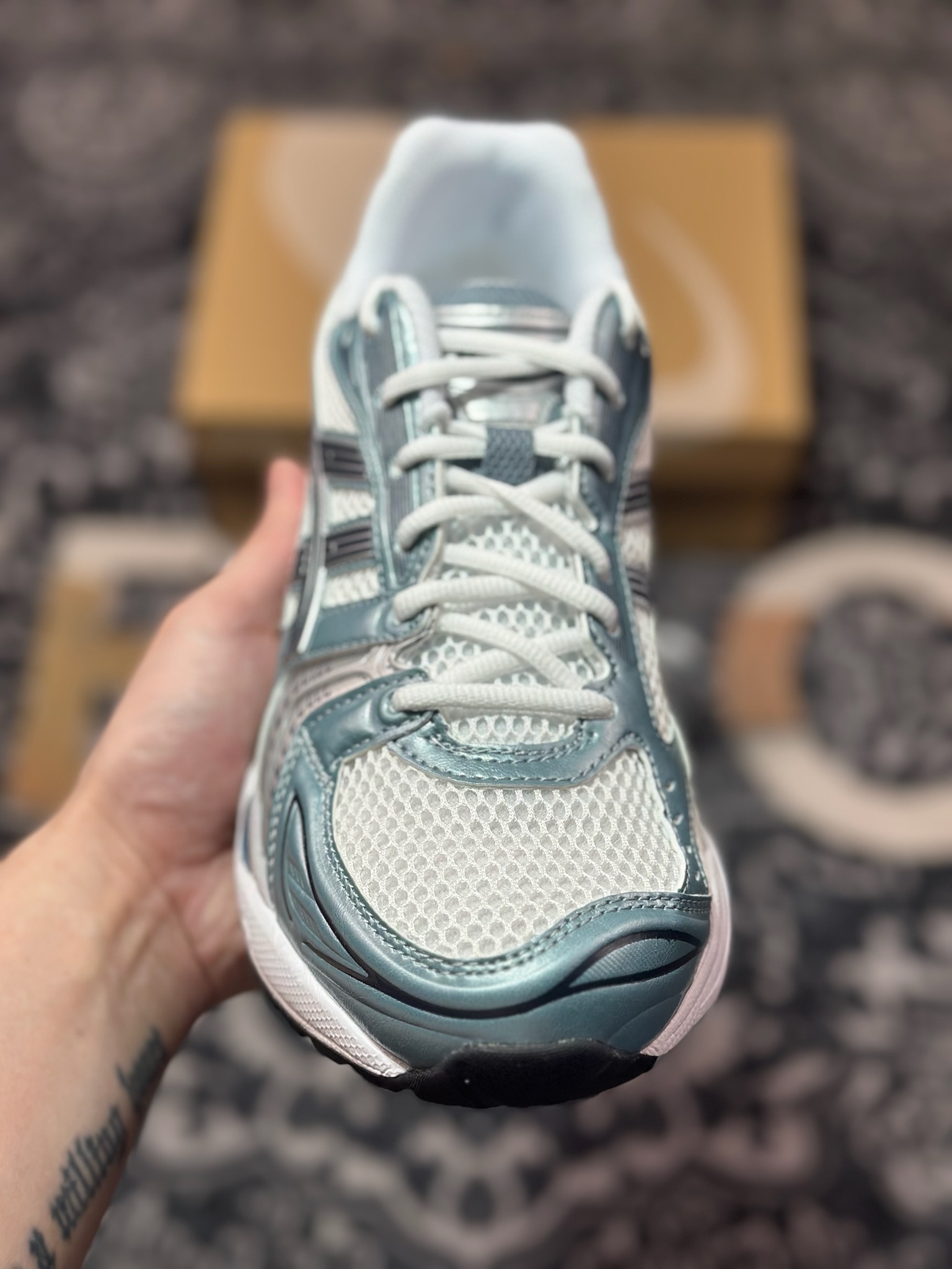 优选 纯原 Asics 亚瑟士 GEL-Kayano 14 低帮运动休闲跑步鞋 1203A537-106