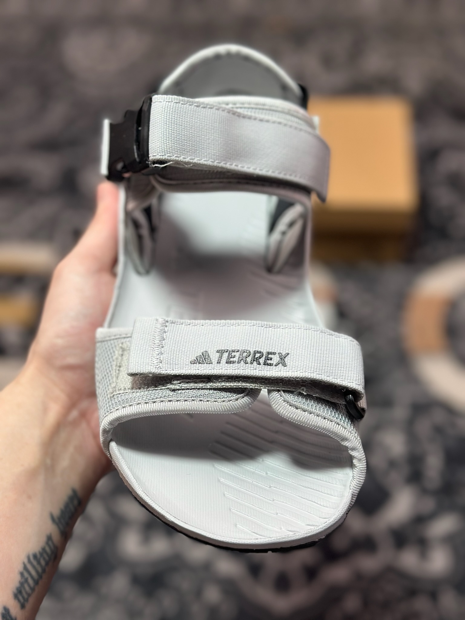 原厂级别 AD TERREX HYDROTERRA 防滑耐磨 运动休闲沙滩凉鞋 ID4267