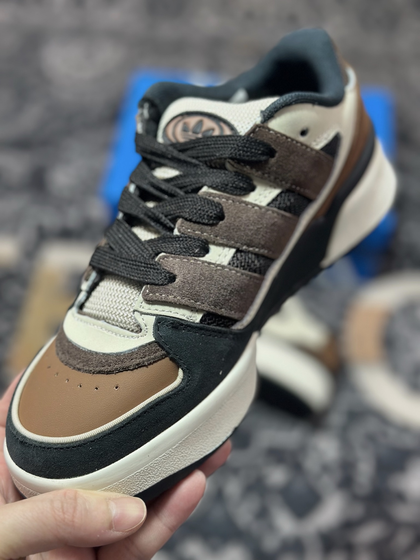 Adidas originals Forum 2000 CL 三叶草低帮 复古潮流休闲面包鞋 JS3160