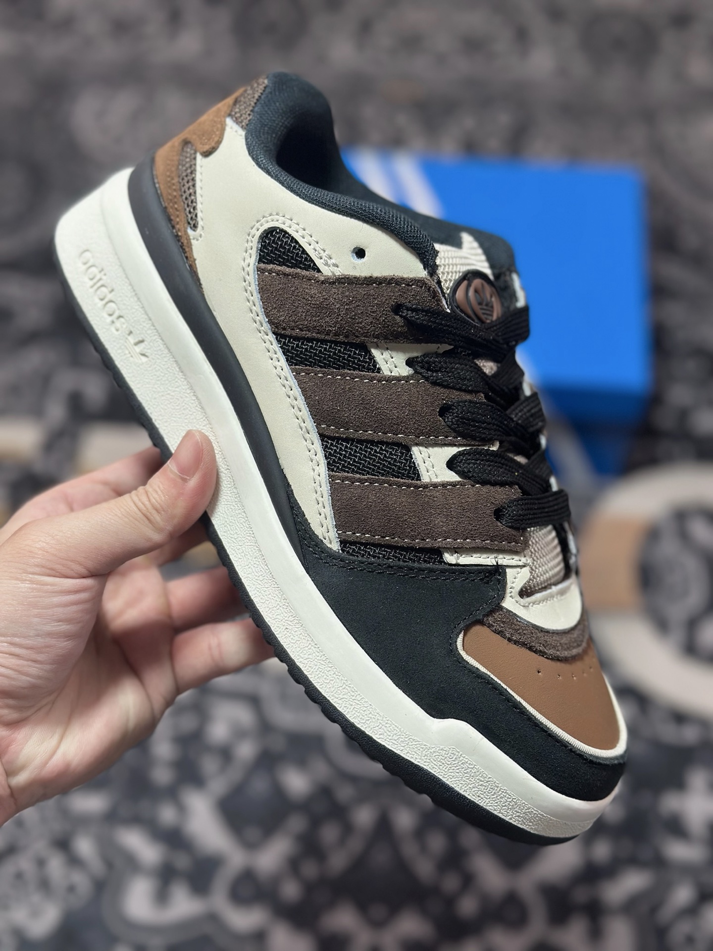 Adidas originals Forum 2000 CL 三叶草低帮 复古潮流休闲面包鞋 JS3160