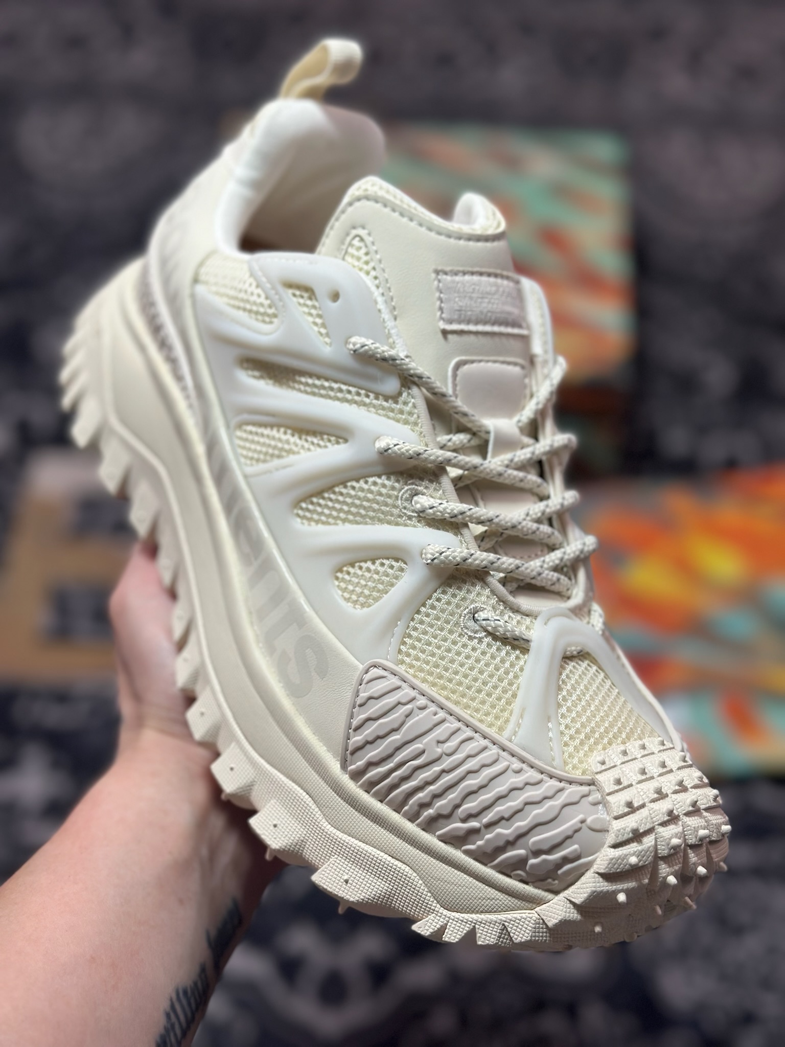 优选 Moncler 盟可睐/蒙口 Trailgrip GTX 抗撕裂材质山地户外鞋