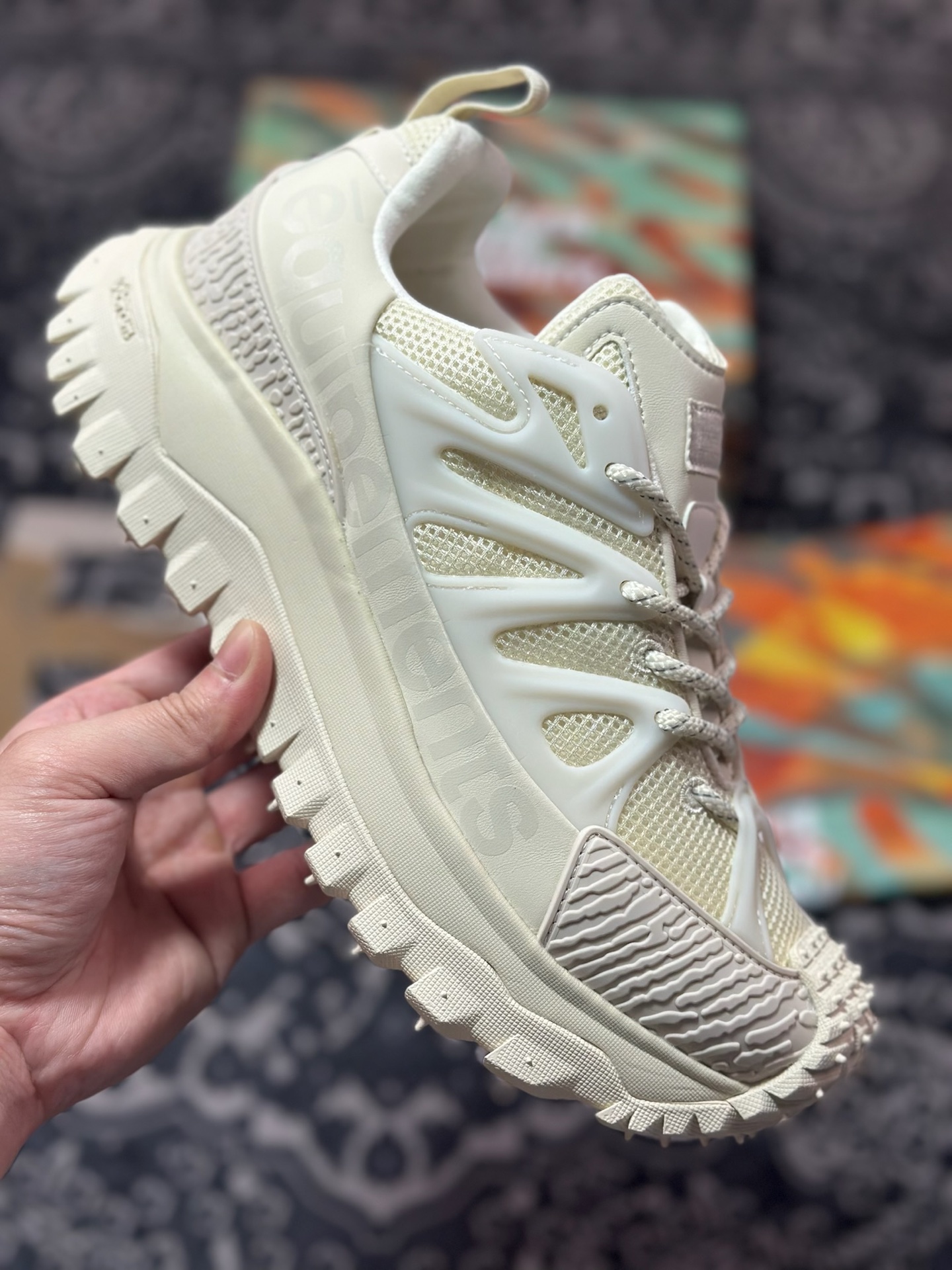 优选 Moncler 盟可睐/蒙口 Trailgrip GTX 抗撕裂材质山地户外鞋