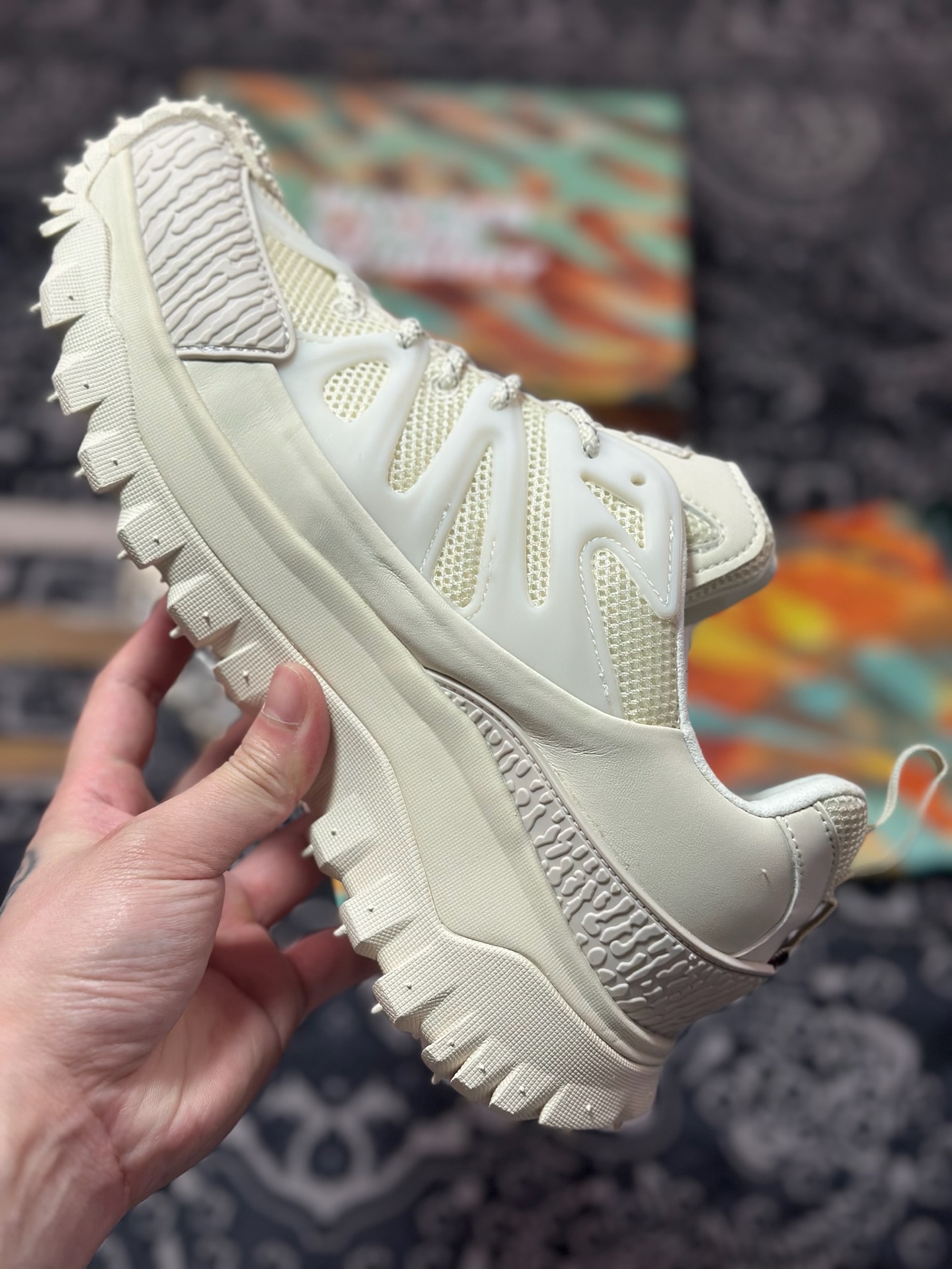 优选 Moncler 盟可睐/蒙口 Trailgrip GTX 抗撕裂材质山地户外鞋