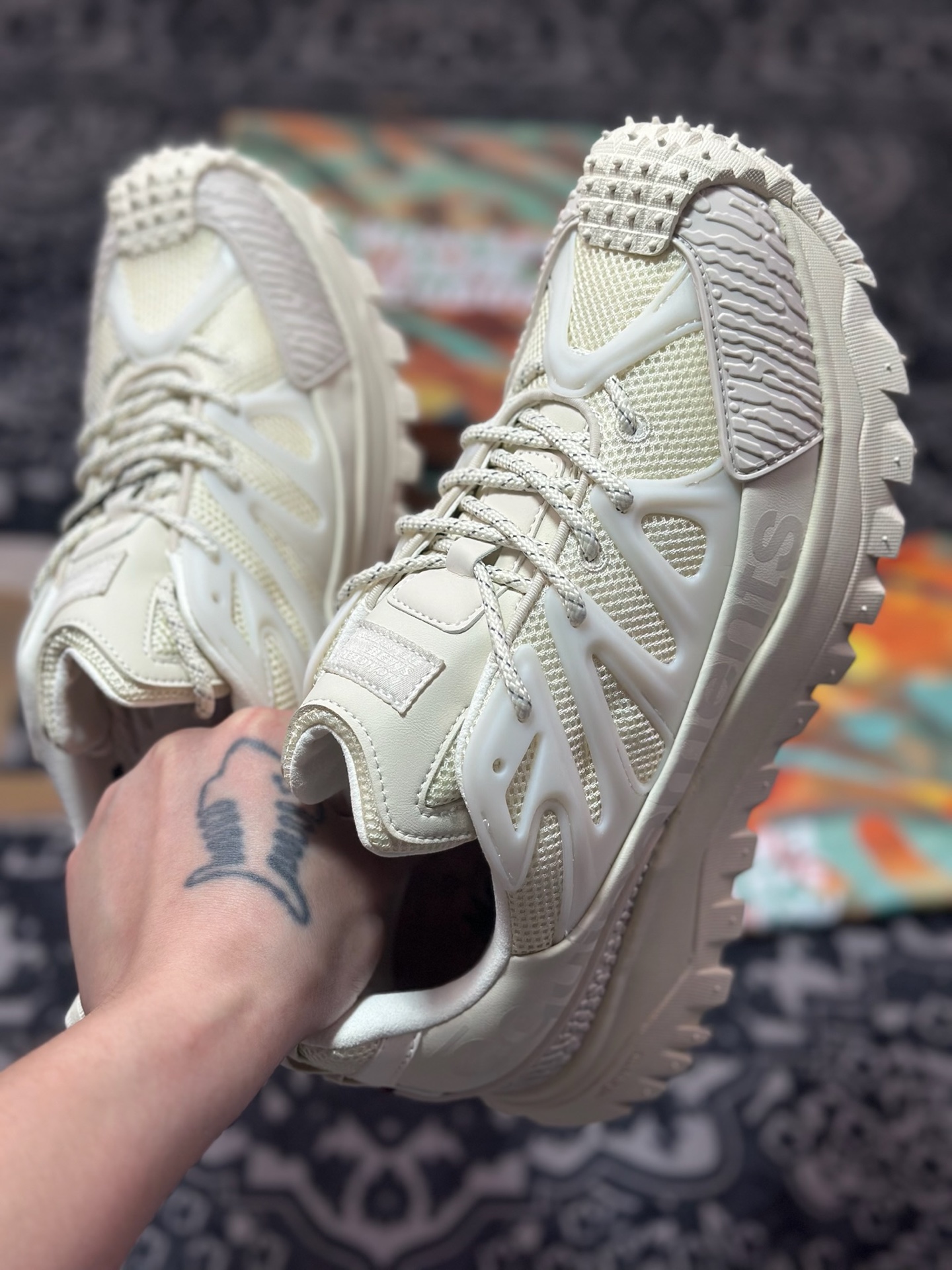 优选 Moncler 盟可睐/蒙口 Trailgrip GTX 抗撕裂材质山地户外鞋