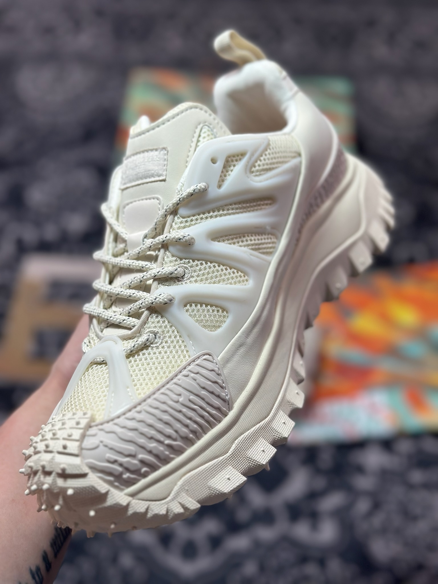 优选 Moncler 盟可睐/蒙口 Trailgrip GTX 抗撕裂材质山地户外鞋