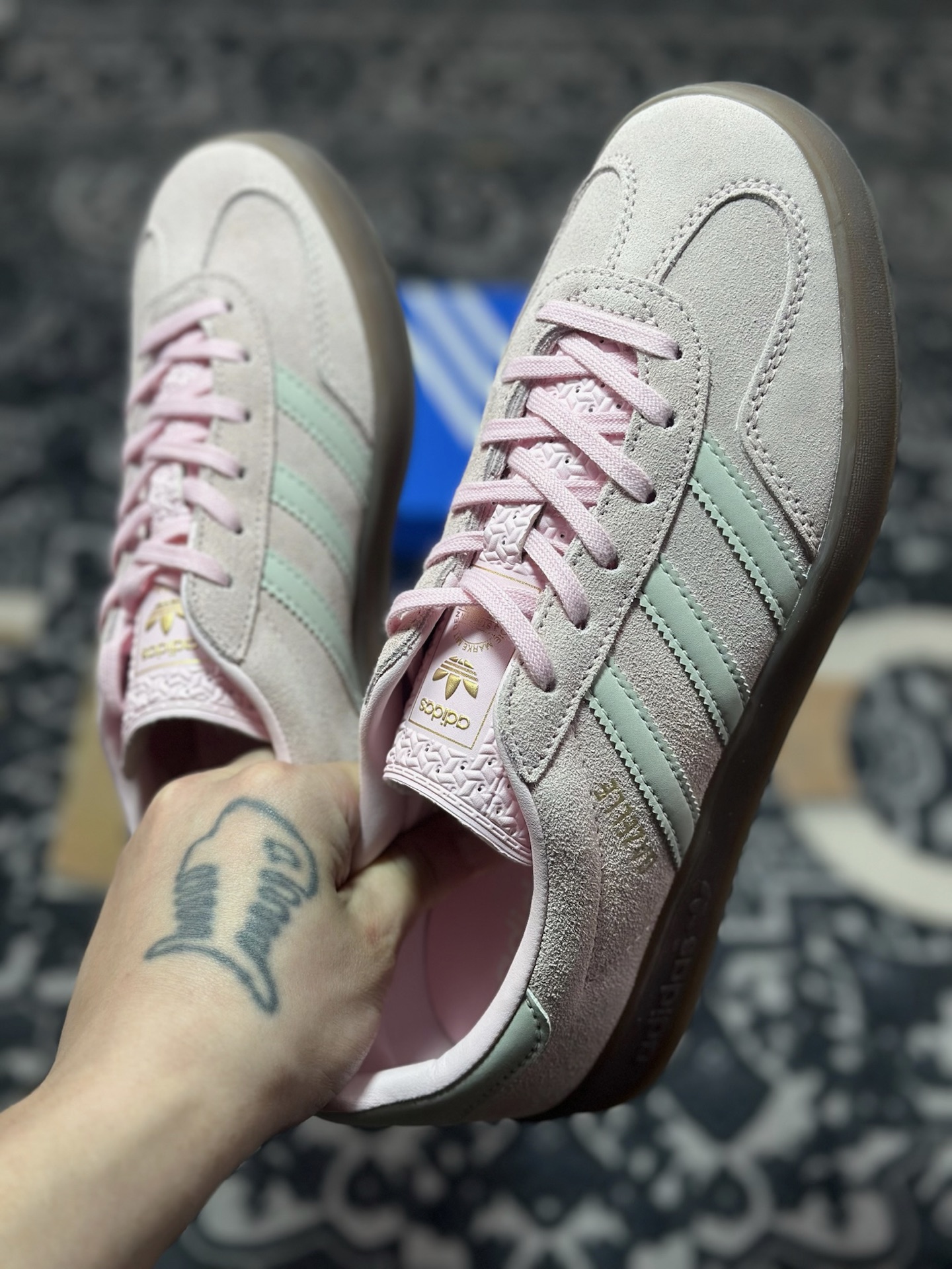 原厂级别 AD Originals Gazelle INdoor 三叶草休闲防滑耐磨低帮板鞋 JI2716