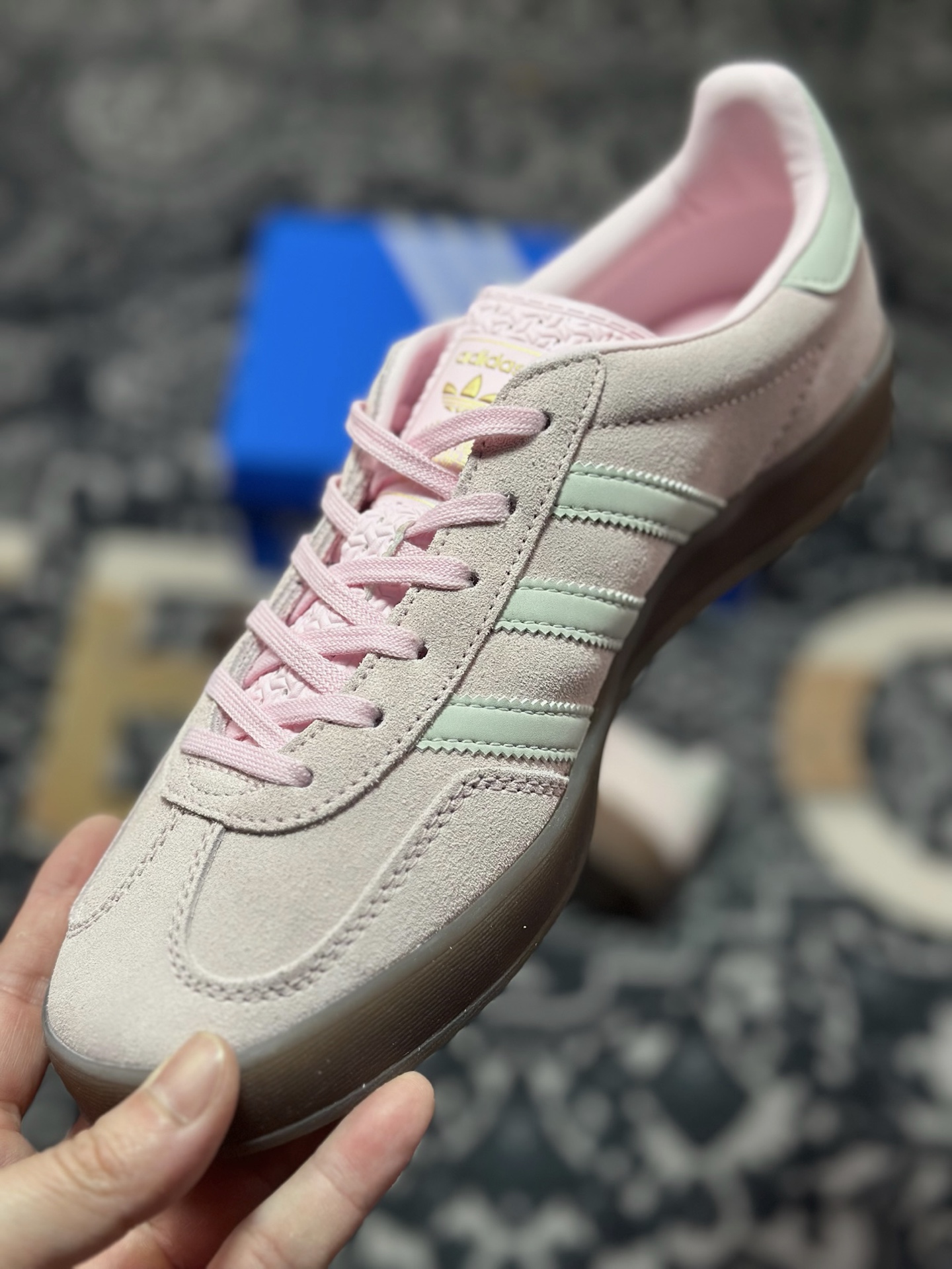 原厂级别 AD Originals Gazelle INdoor 三叶草休闲防滑耐磨低帮板鞋 JI2716