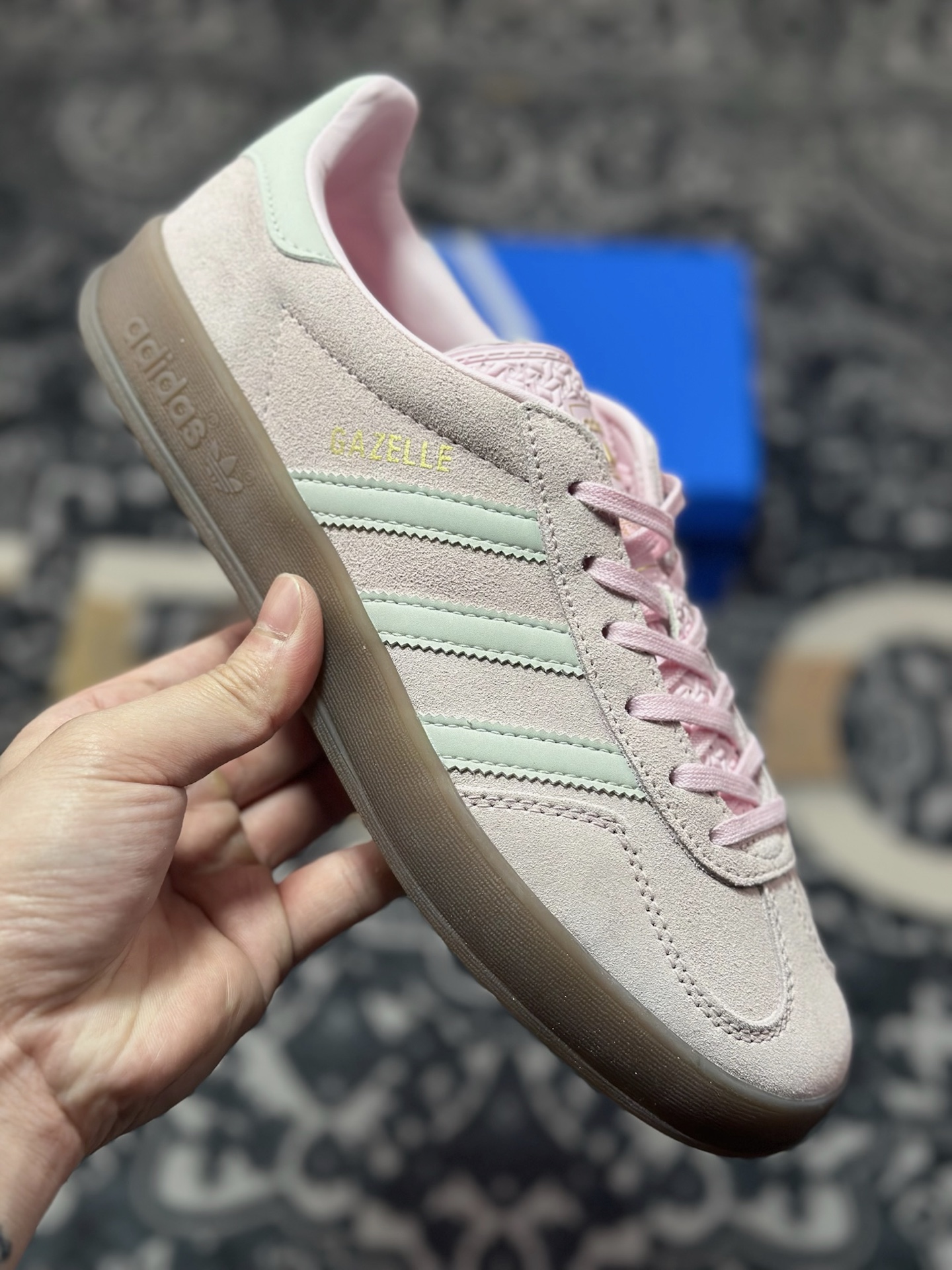 原厂级别 AD Originals Gazelle INdoor 三叶草休闲防滑耐磨低帮板鞋 JI2716