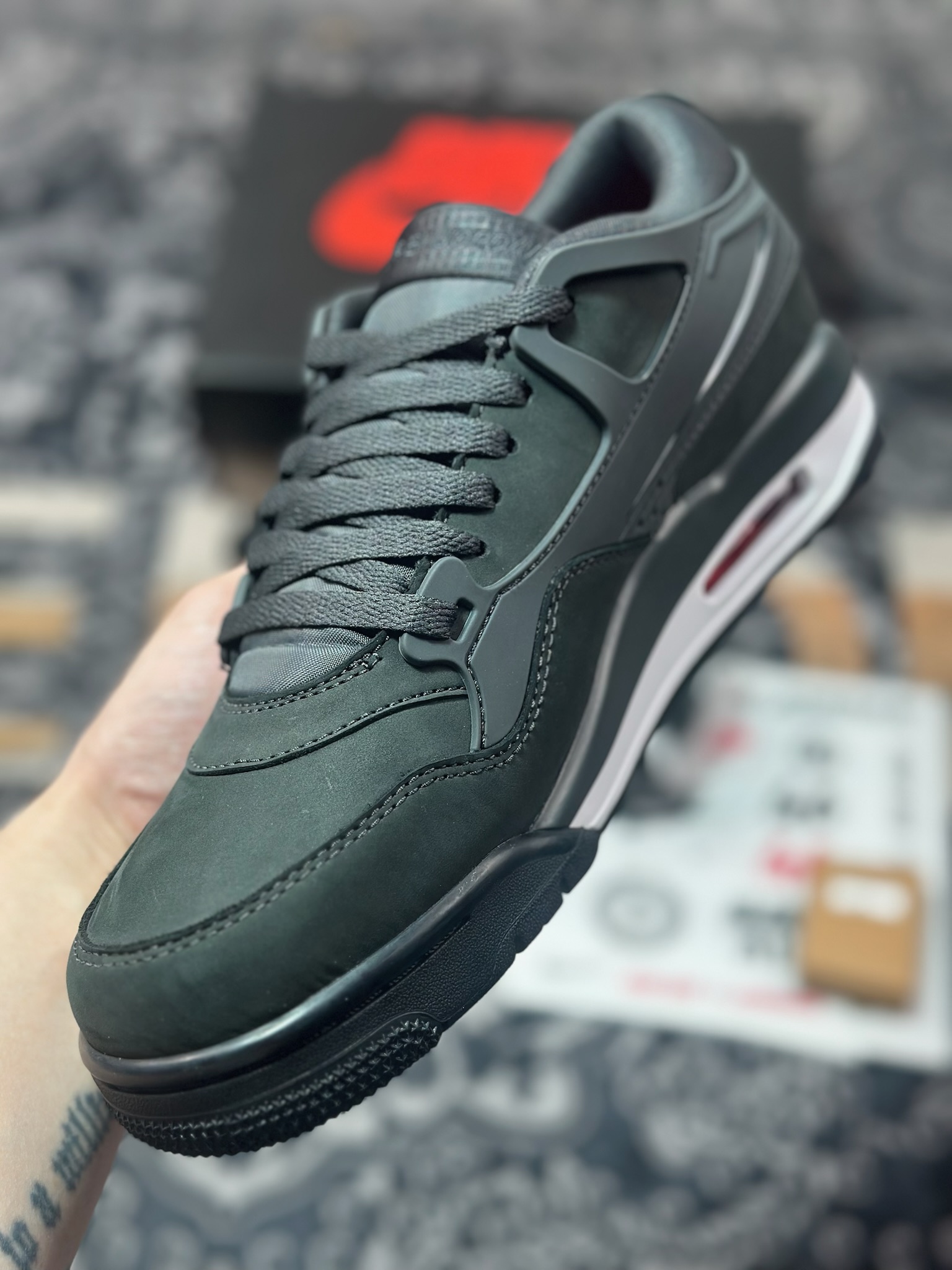 优选 Nigel Sylvester x Jordan Air Jordan 4 RM SP“Anthracite”黑色 HF4334-004