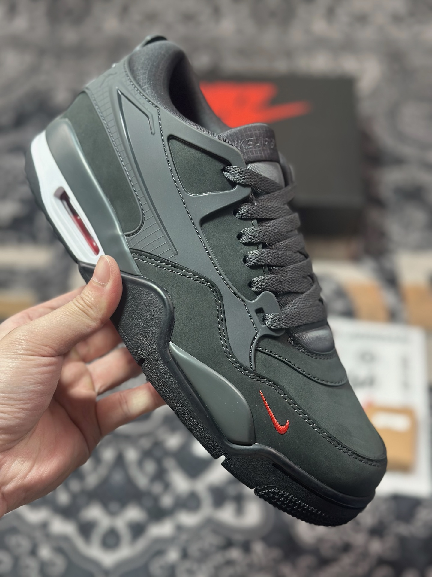 优选 Nigel Sylvester x Jordan Air Jordan 4 RM SP“Anthracite”黑色 HF4334-004