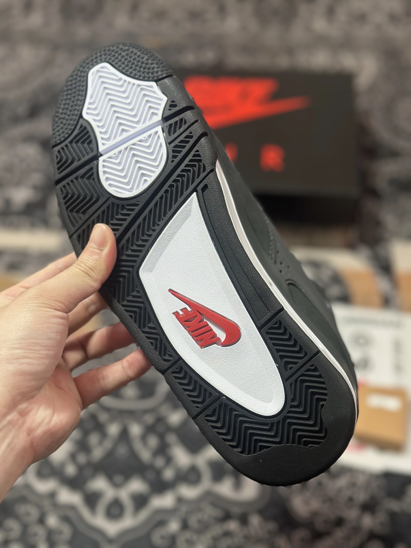 优选 Nigel Sylvester x Jordan Air Jordan 4 RM SP“Anthracite”黑色 HF4334-004