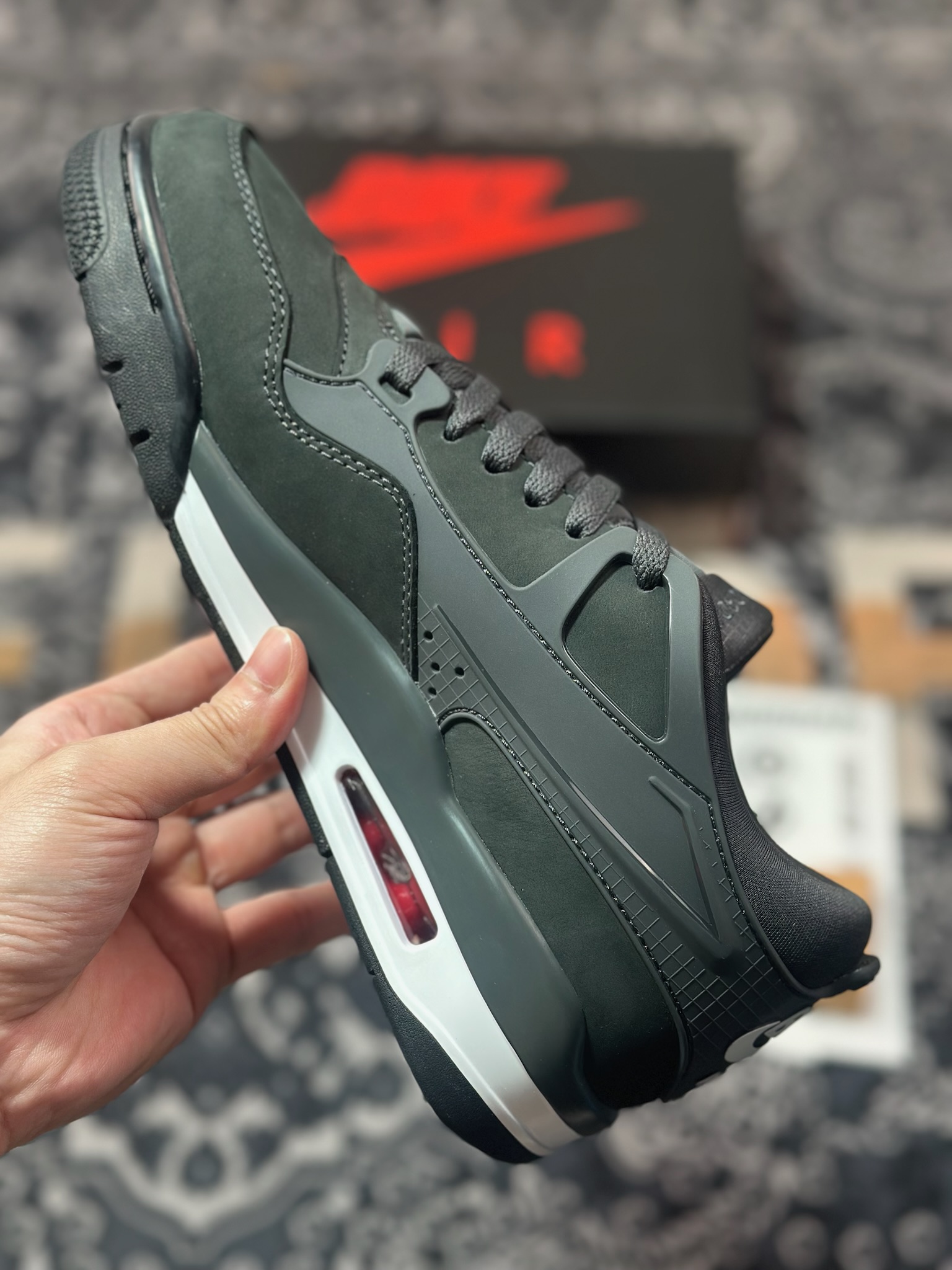 优选 Nigel Sylvester x Jordan Air Jordan 4 RM SP“Anthracite”黑色 HF4334-004