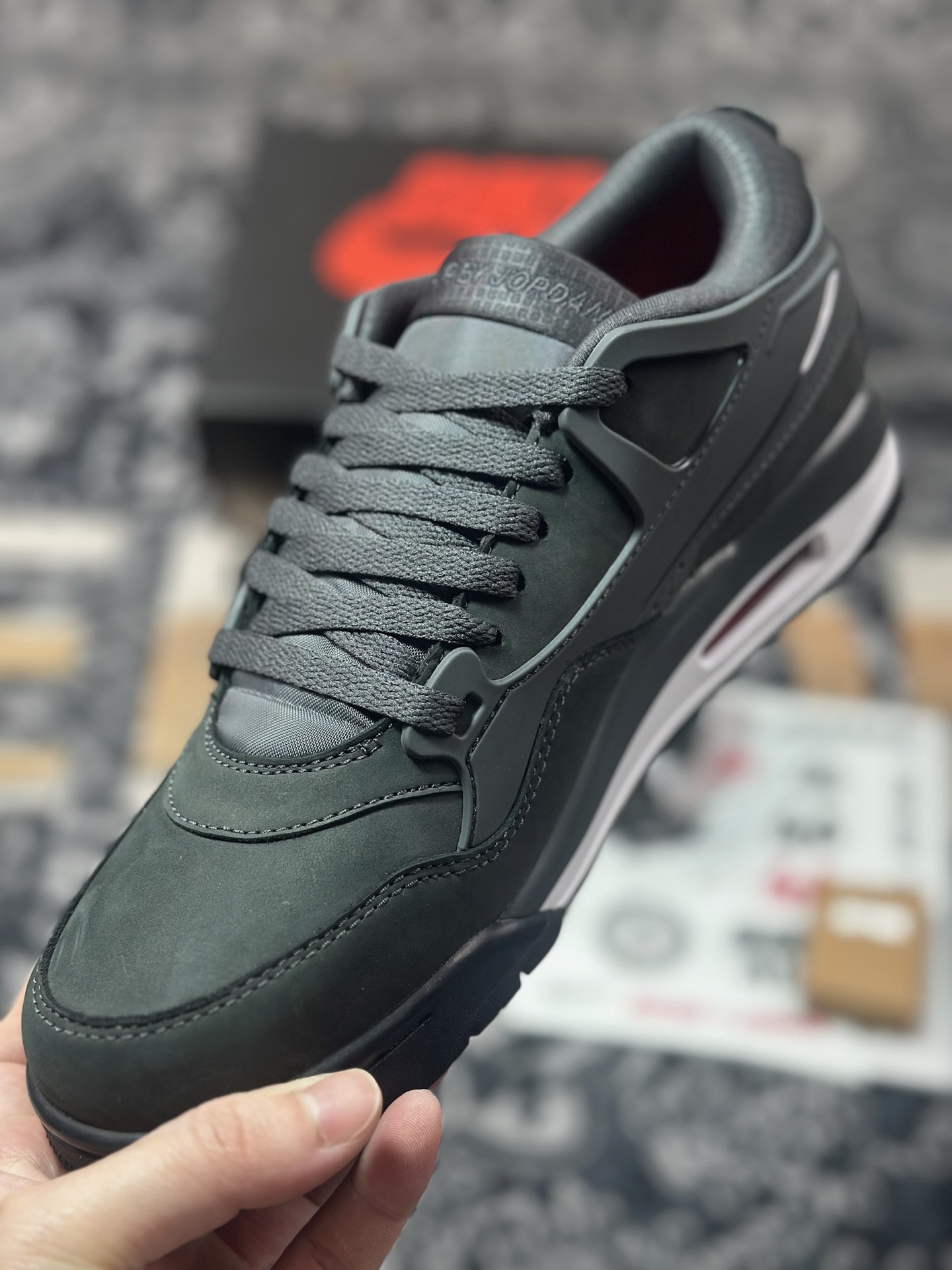 优选 Nigel Sylvester x Jordan Air Jordan 4 RM SP“Anthracite”黑色 HF4334-004