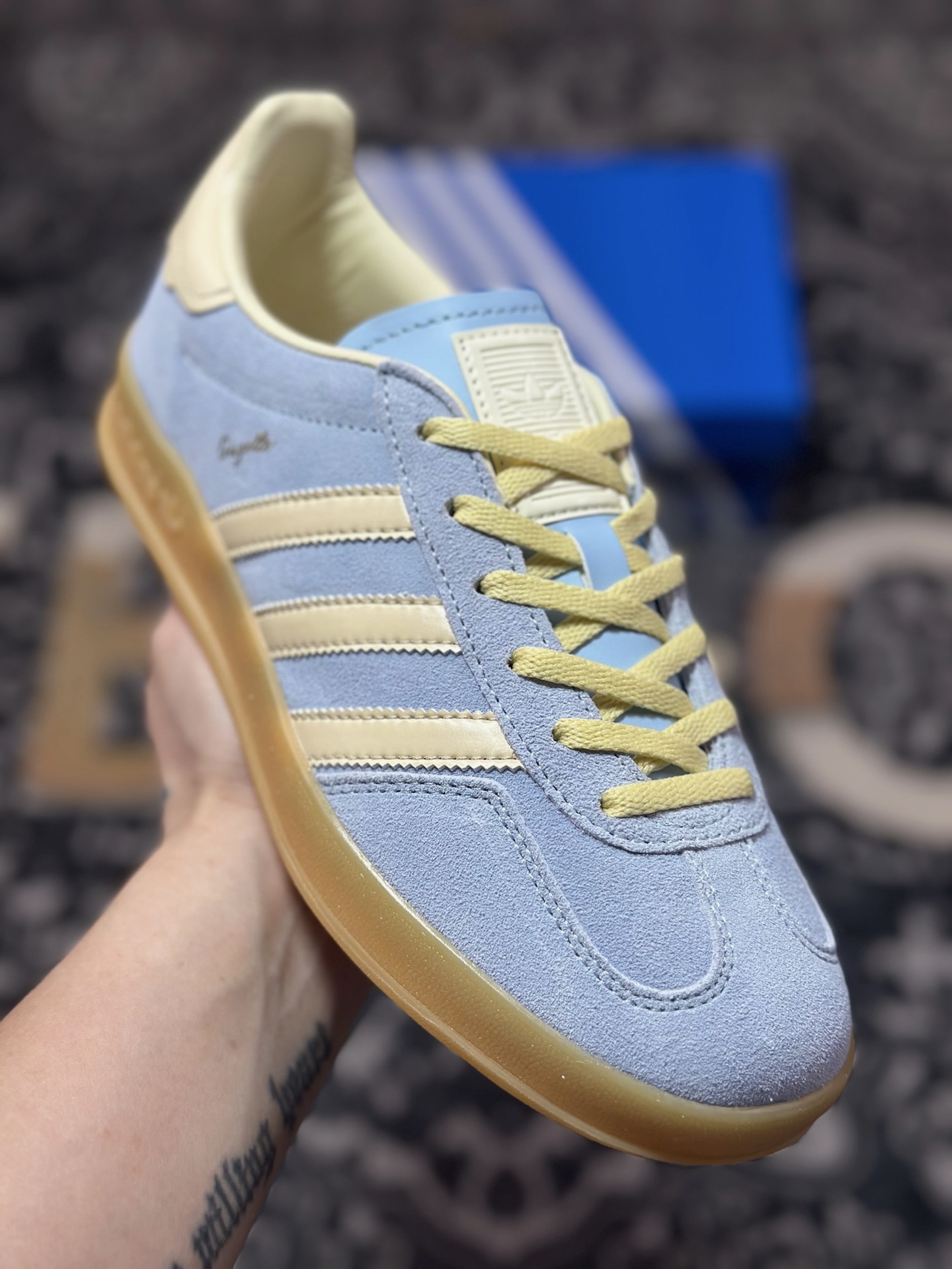 优选 adidas originals GAZELLE 舒适百搭 低帮 板鞋 男女同款 JR8029