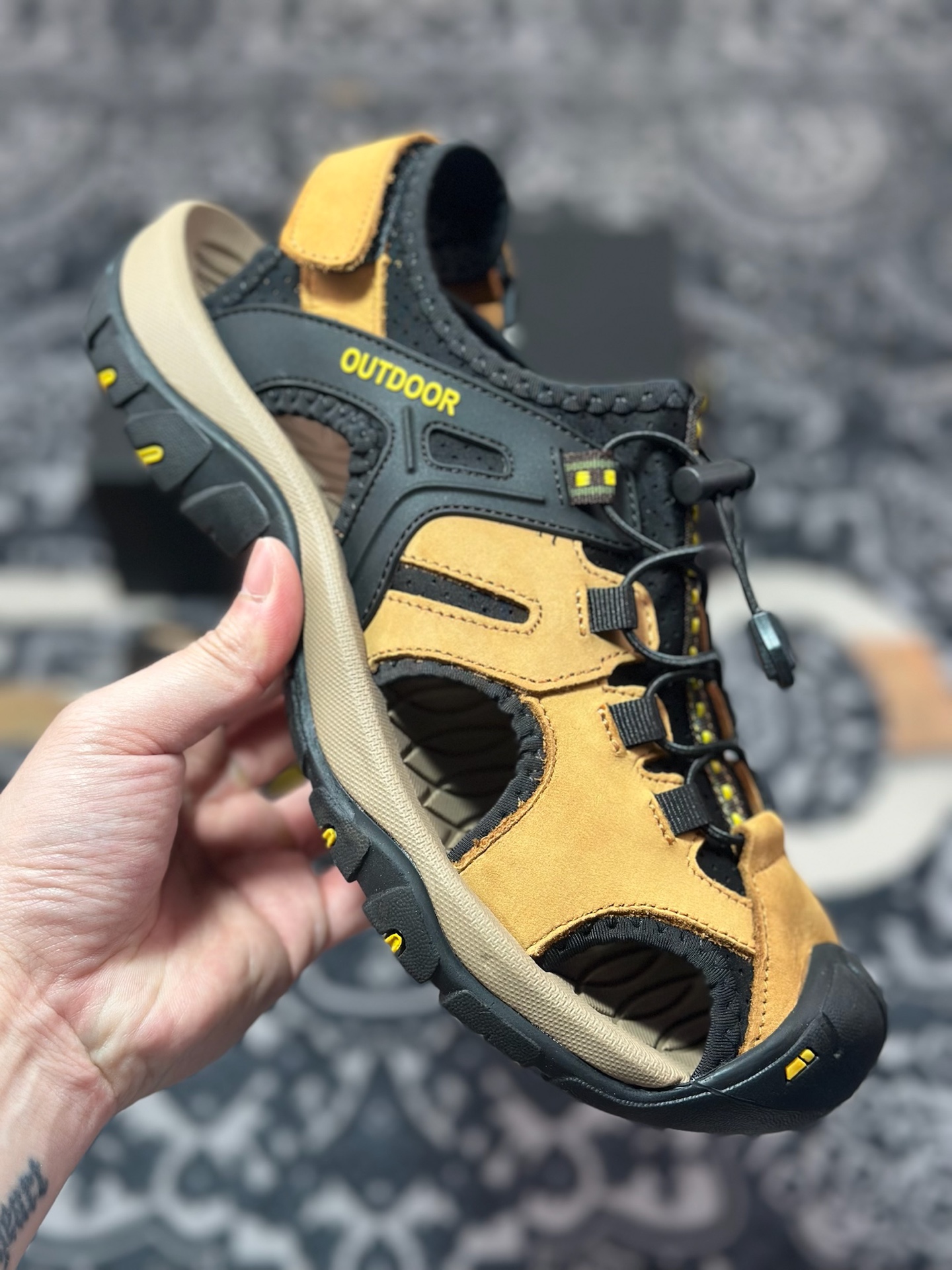 ECCO爱步包头凉鞋男款 25年新户外运动舒适沙滩鞋凉鞋