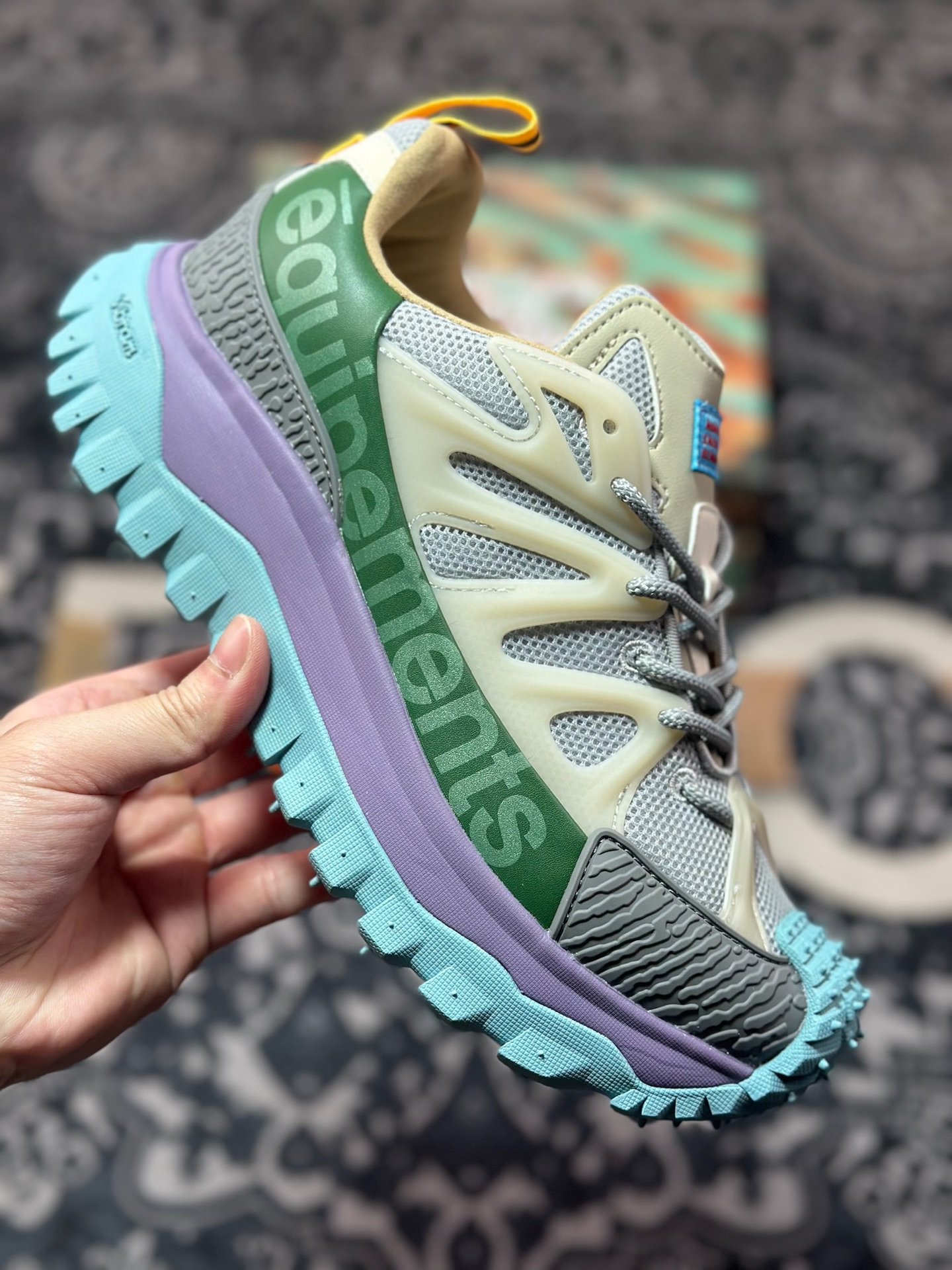 优选 Moncler 盟可睐/蒙口 Trailgrip GTX 抗撕裂材质山地户外鞋