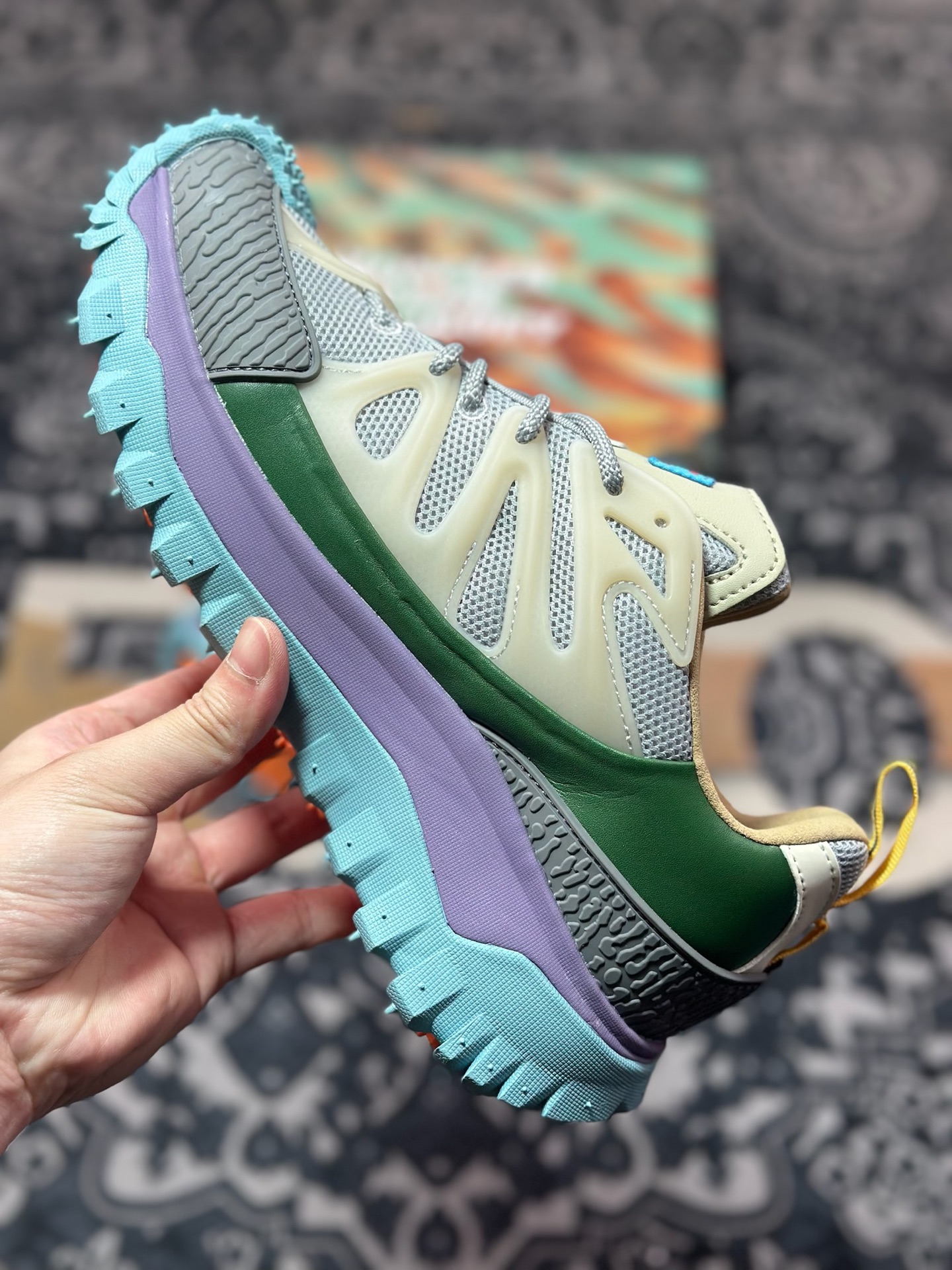 优选 Moncler 盟可睐/蒙口 Trailgrip GTX 抗撕裂材质山地户外鞋