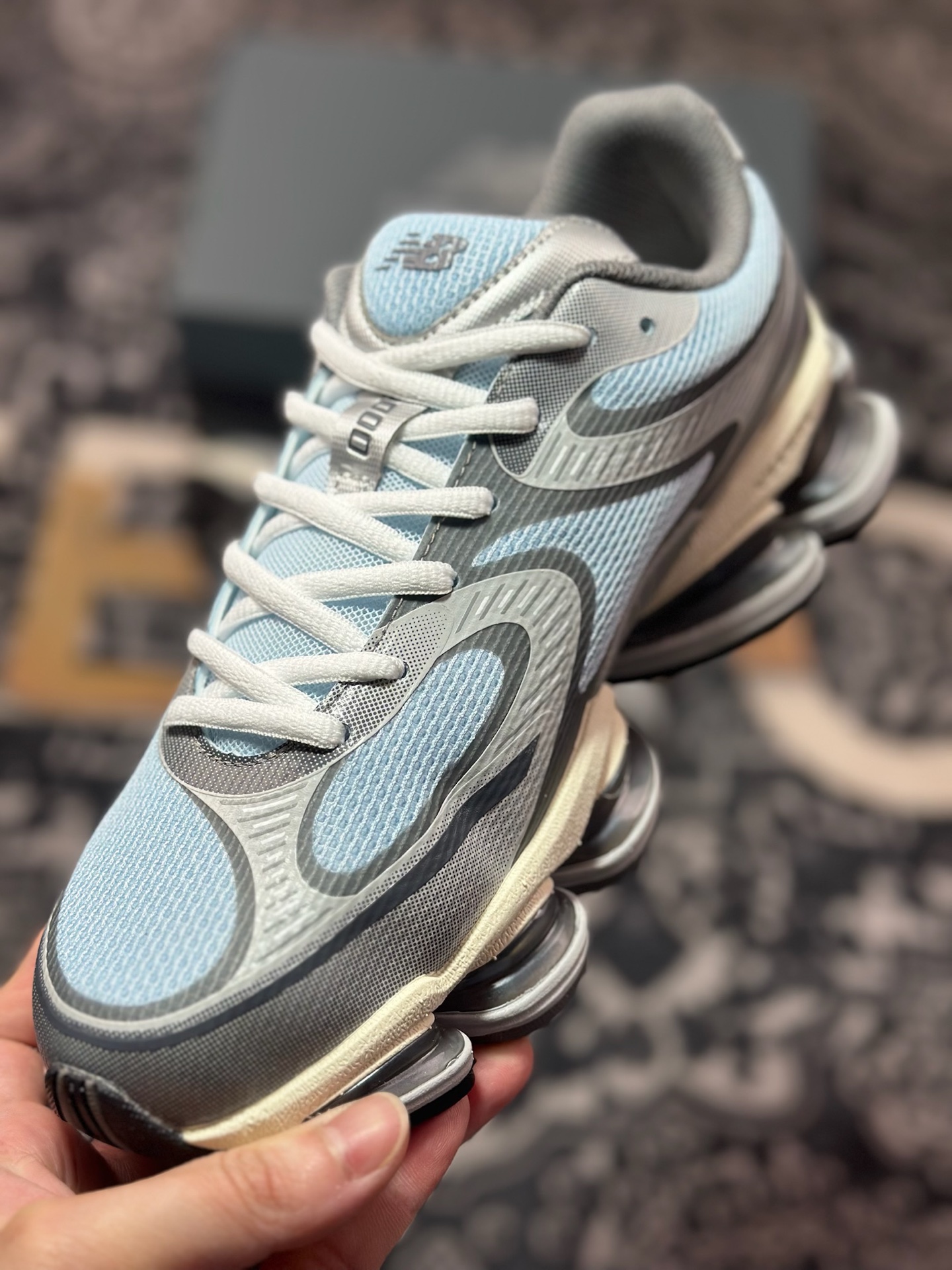 New Balance 新百伦 M2000系列 时尚百搭 织物人造革猪皮 网面休闲鞋 U2000BA