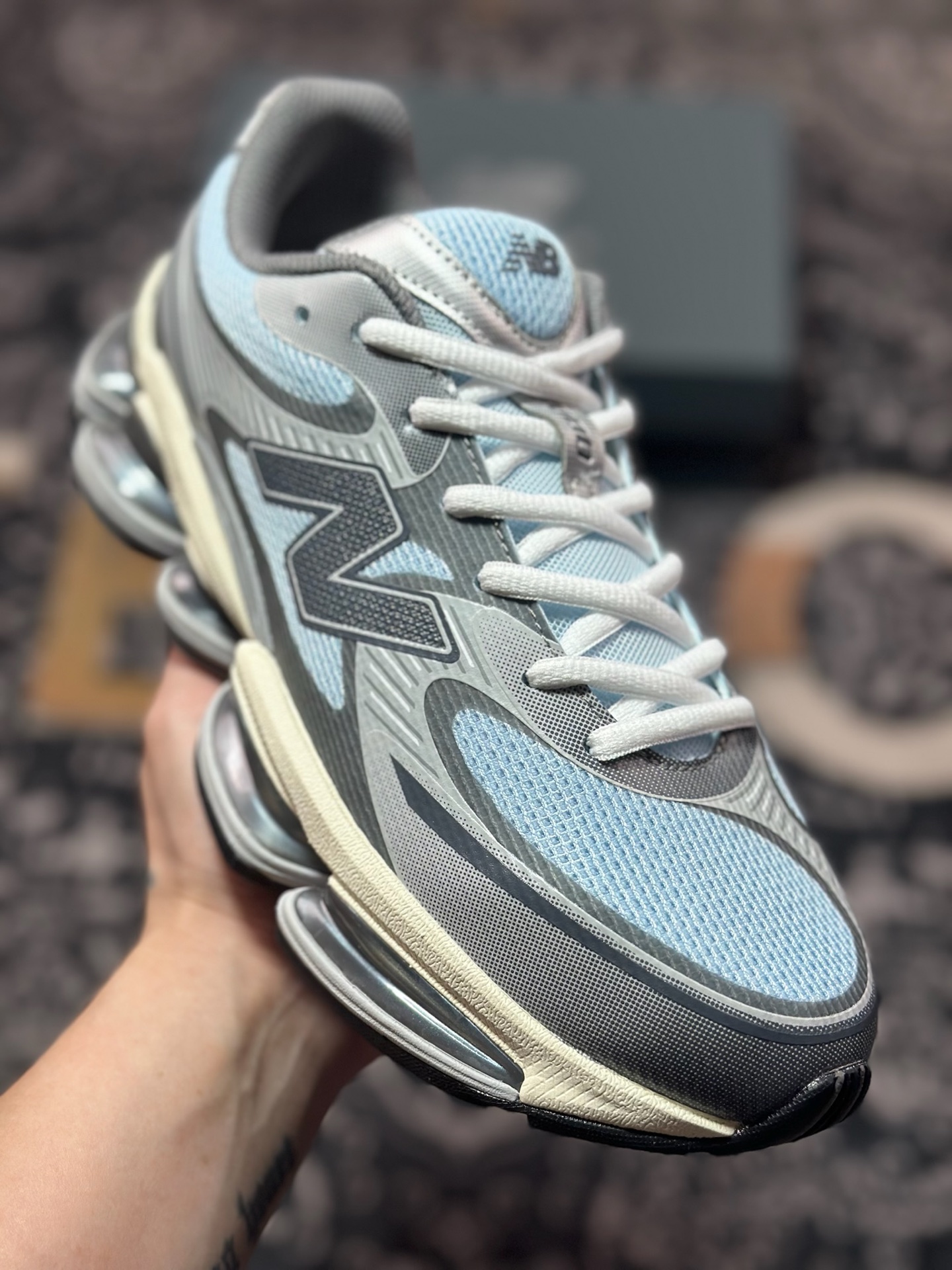 New Balance 新百伦 M2000系列 时尚百搭 织物人造革猪皮 网面休闲鞋 U2000BA