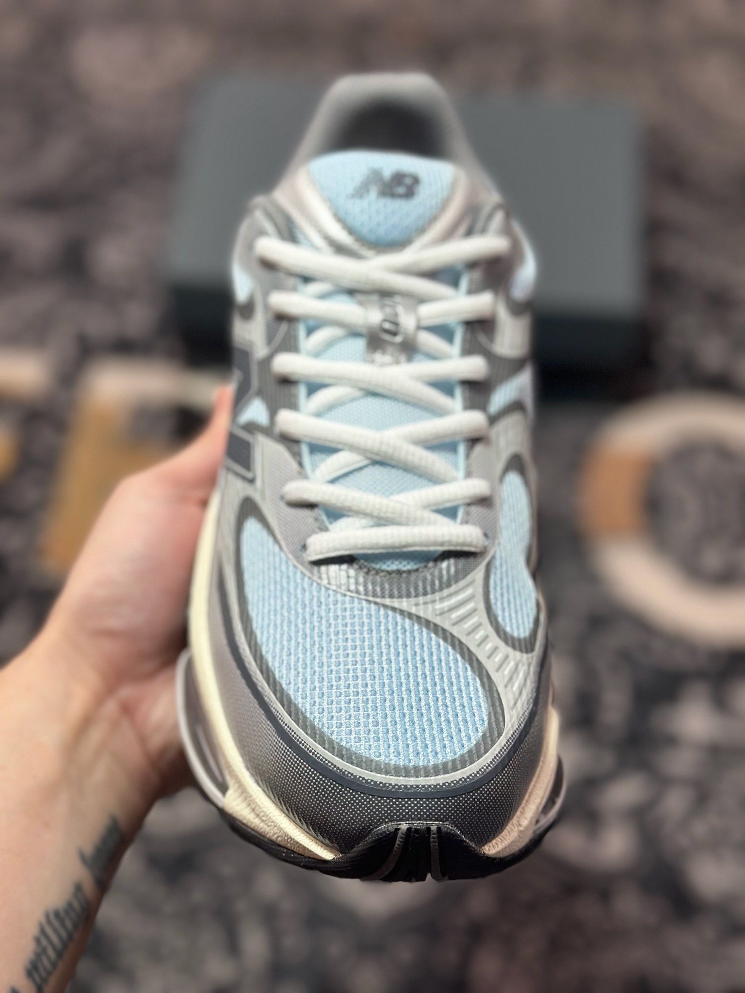 New Balance 新百伦 M2000系列 时尚百搭 织物人造革猪皮 网面休闲鞋 U2000BA
