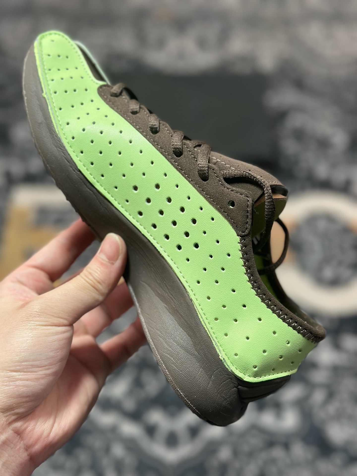 Nike Air Superfly 舒适百搭防滑耐磨 低帮跑步鞋 女款 棕绿色 HJ8082-302