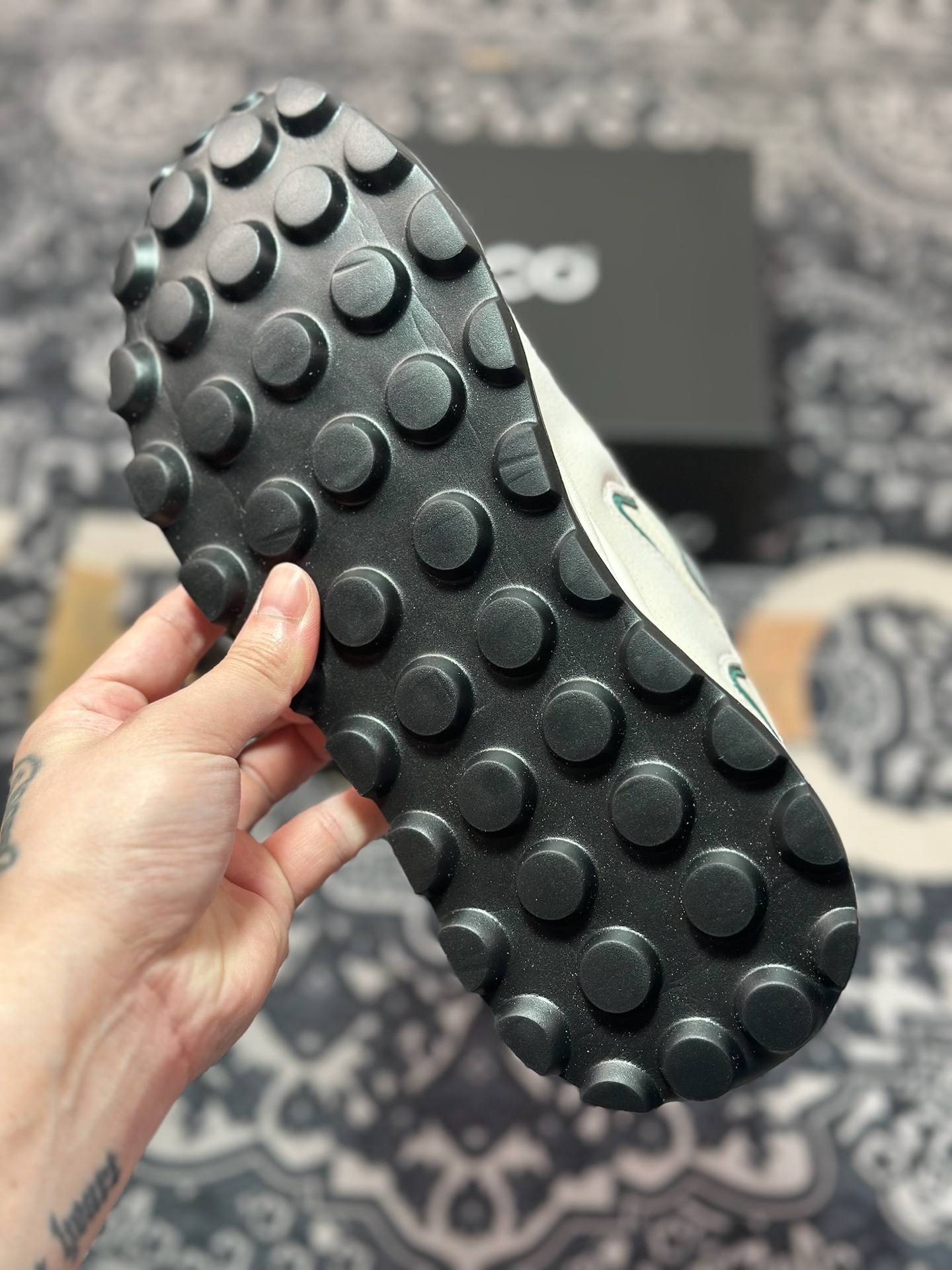 ECCO爱步男士运动休闲鞋厚底阿甘鞋复古跑步鞋华夫鞋