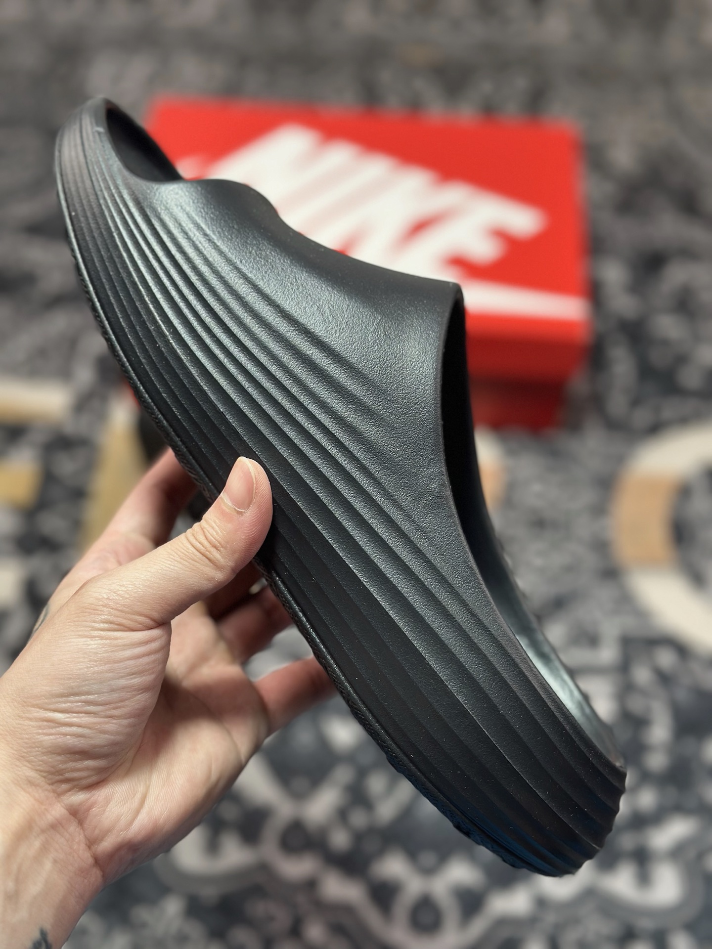 09120 原装级别Nike ReactX Rejuven8 一脚蹬夏日穿搭凉鞋 HV4479-001