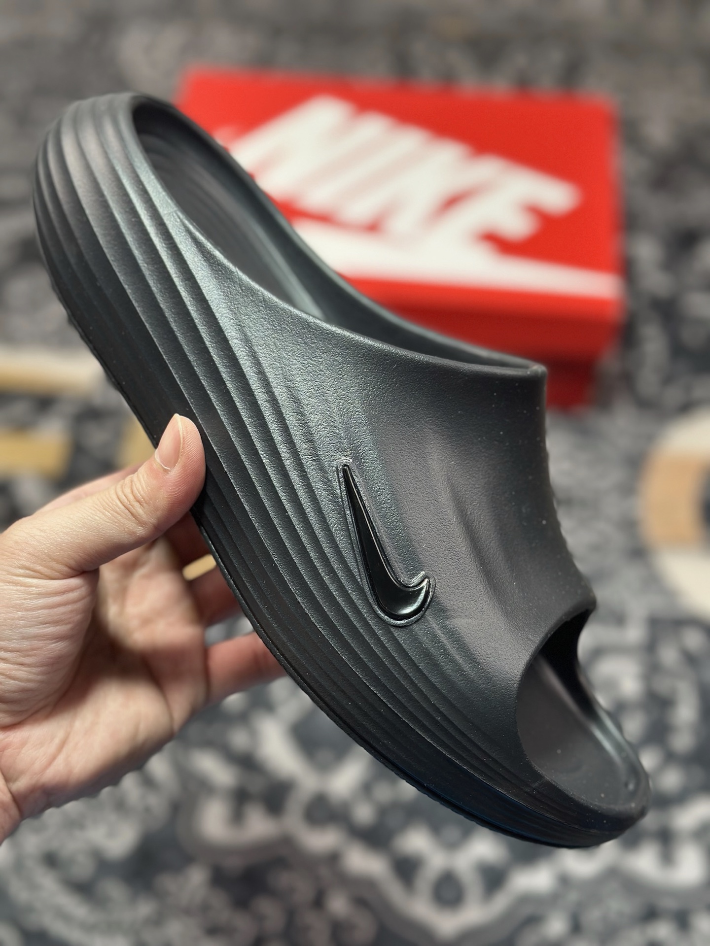 09120 原装级别Nike ReactX Rejuven8 一脚蹬夏日穿搭凉鞋 HV4479-001