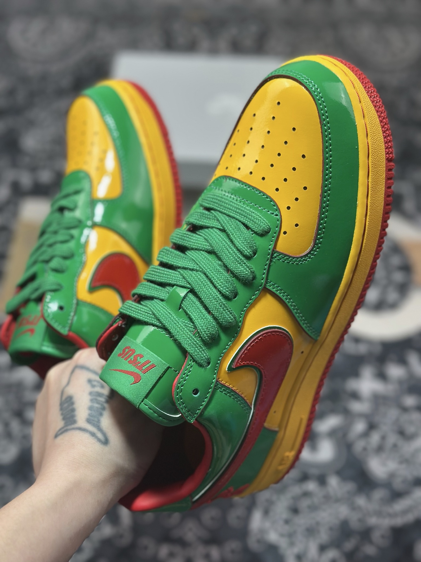 B9350 优选 原装级别 纯原 Li Yachty x NK Air Force 1 Low 联名款空军一号低帮休闲板鞋 IH4383-300