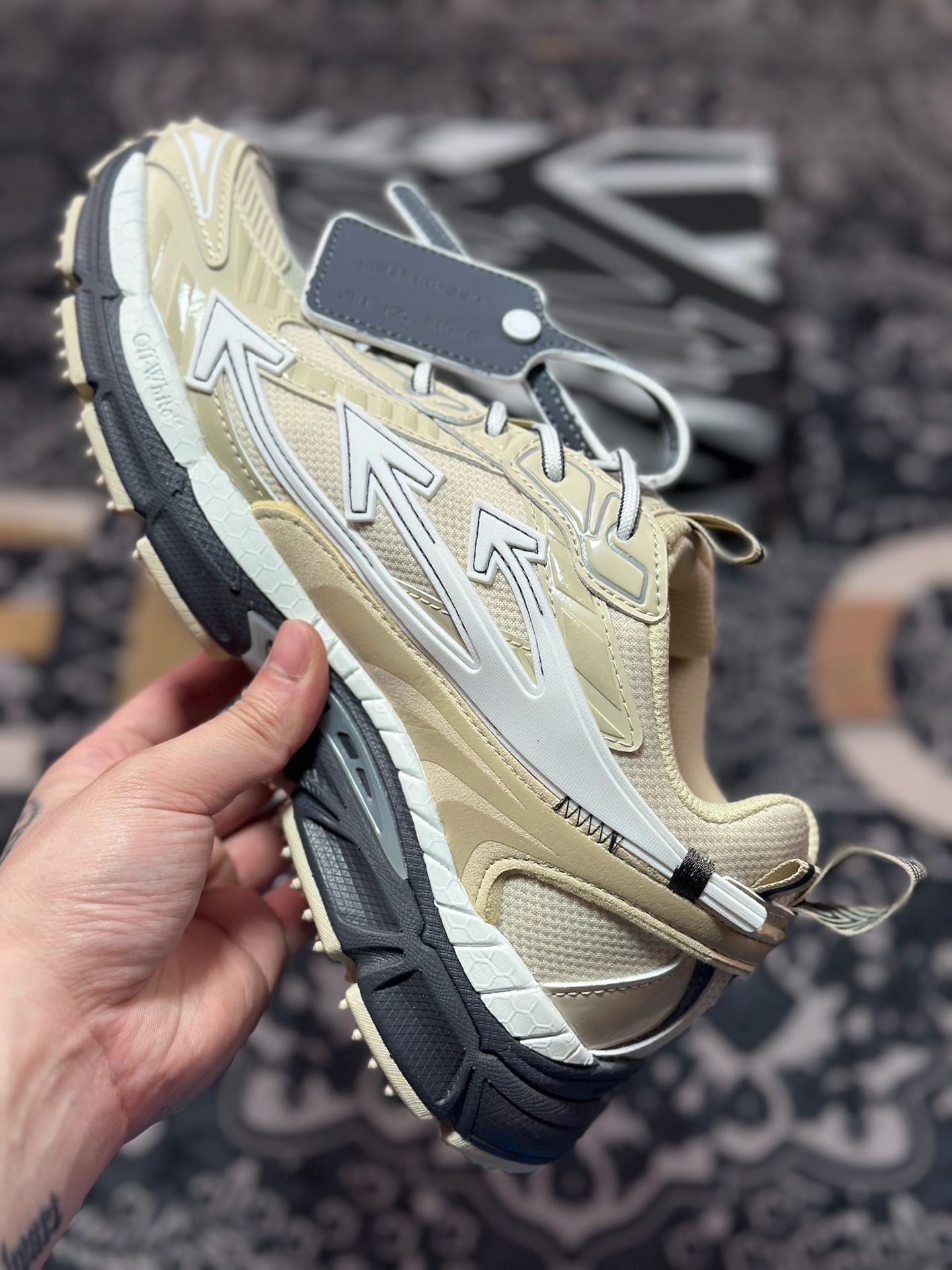 C3380 原装级别 Off-White 低帮复古休闲鞋