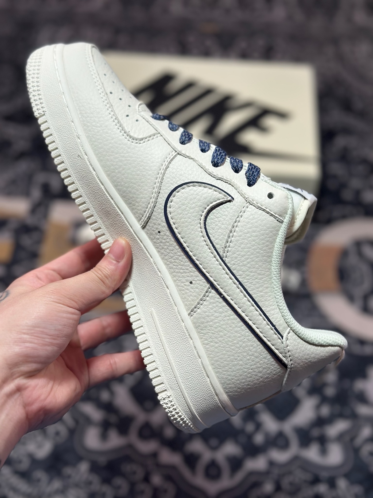 B2240 原装级别 Nike Air Force 1 Low 07 白蓝 MJ0319-026