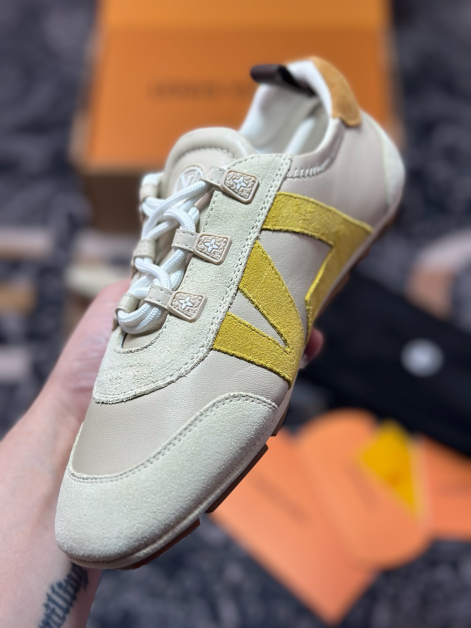 C8440 优选 原装级别 LOUIS VUITTON lv Sneakerina 2025早春发布新款德训鞋芭蕾舞鞋