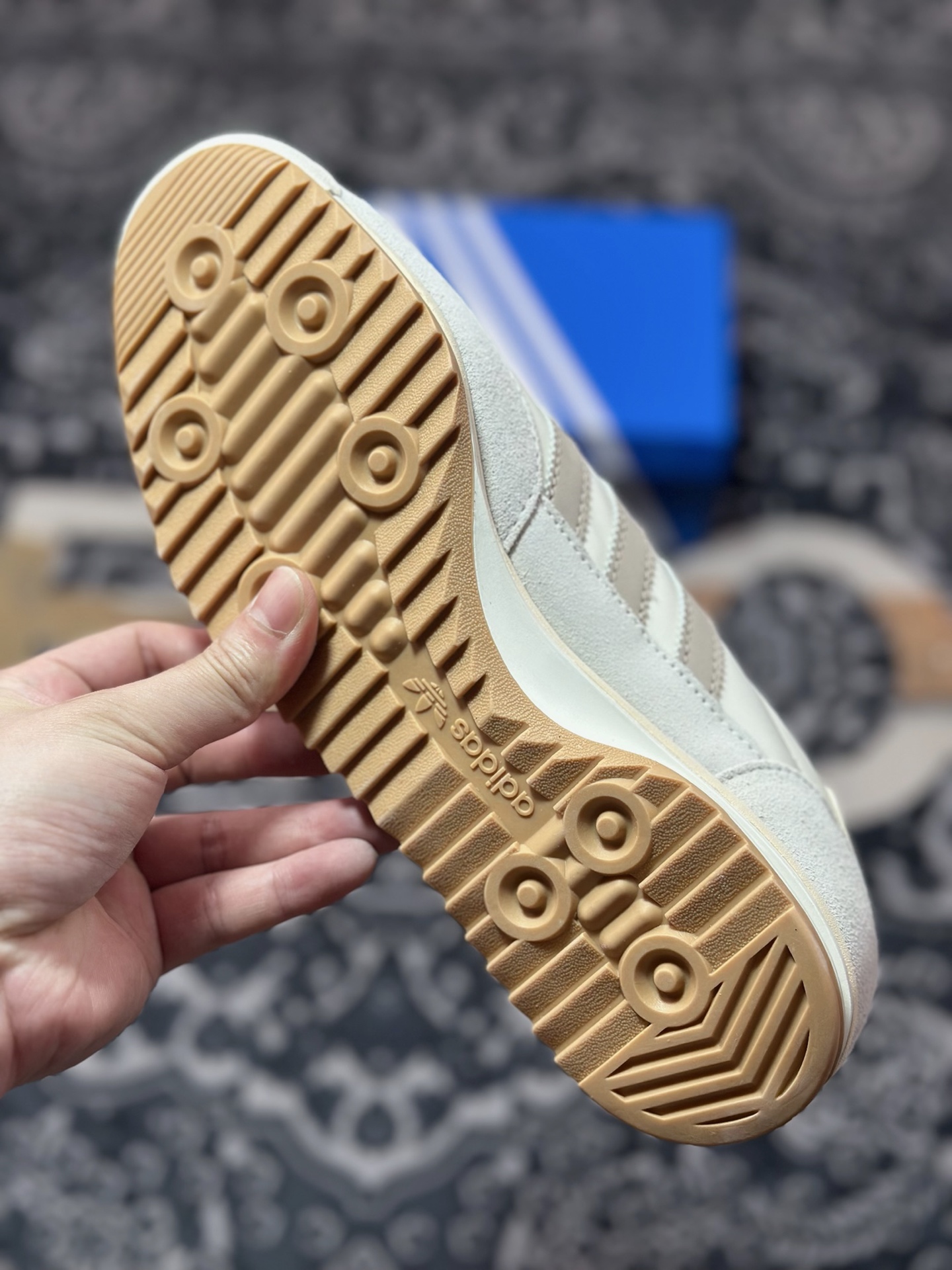 原装级别 AD Originals SL 72 OG 米白色 经典复古轻便休闲运动慢跑鞋 JH7394