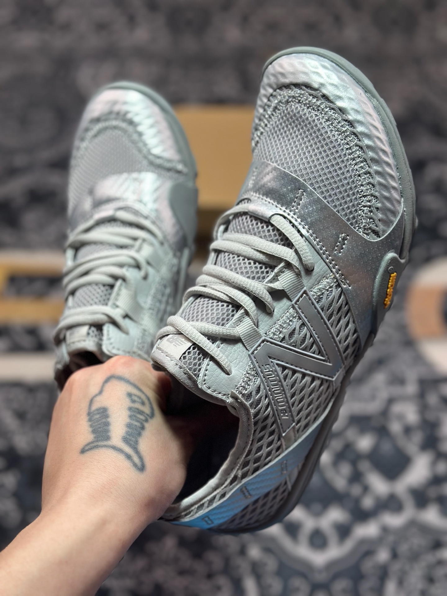 B0240 原装级别New Balance MT10 薄底赤足鞋 薄系扁鞋风 防滑耐磨 低帮 生活休闲鞋 男女同款 银灰色 MT10OAB