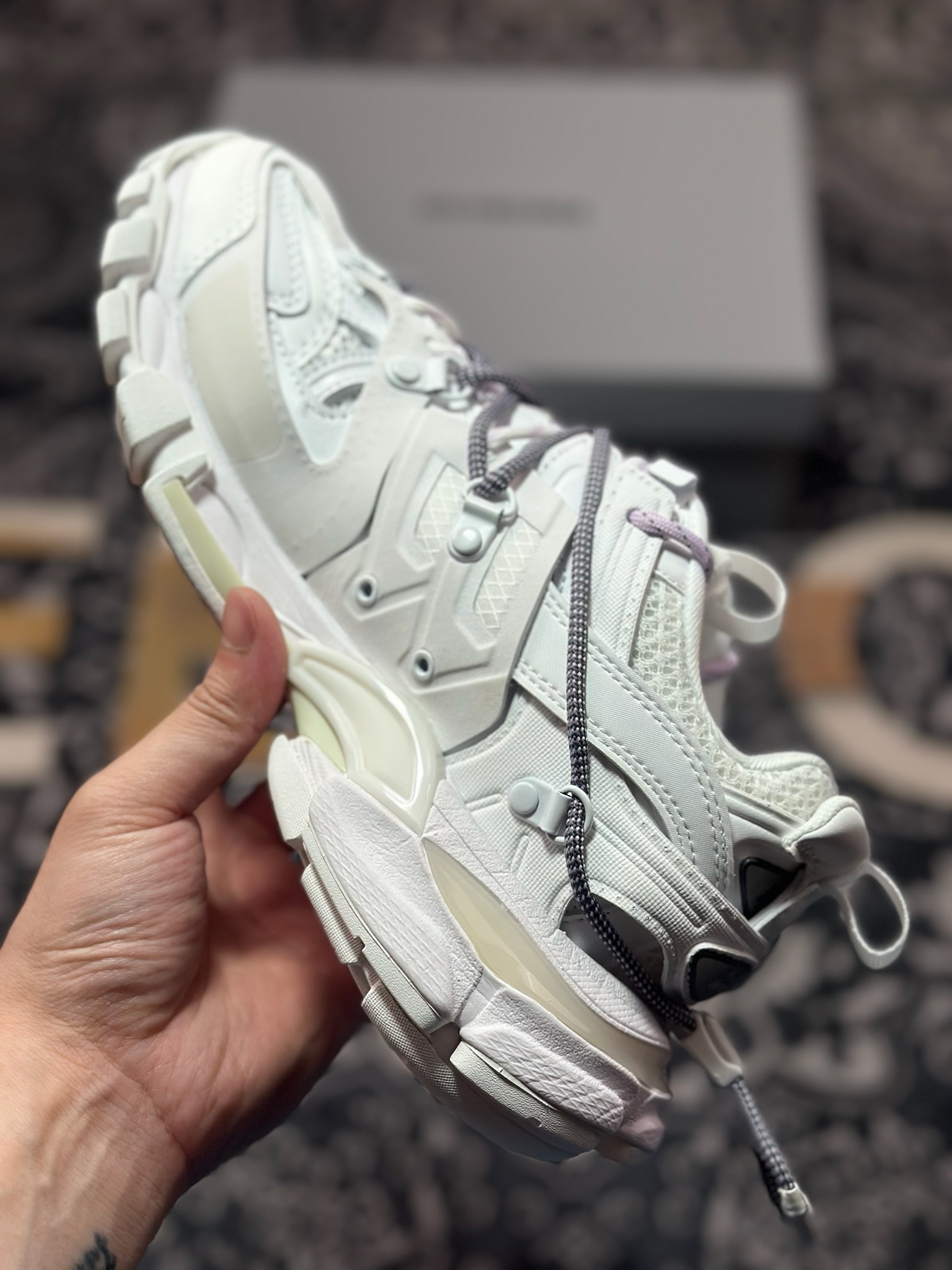 D6500 优选 原装级别 Balenciaga 巴黎世家 Track Sneaker 巴黎世家三代 户外概念复古老爹鞋