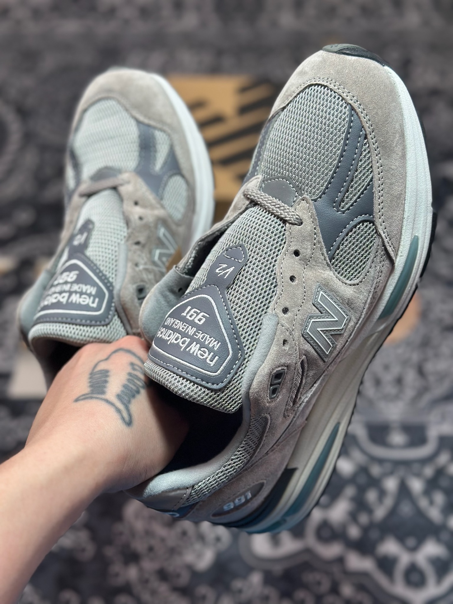 B9320 纯原 过验/无法鉴定 市售最高版本 New Balance 新百伦 U991GL2 复古休闲鞋