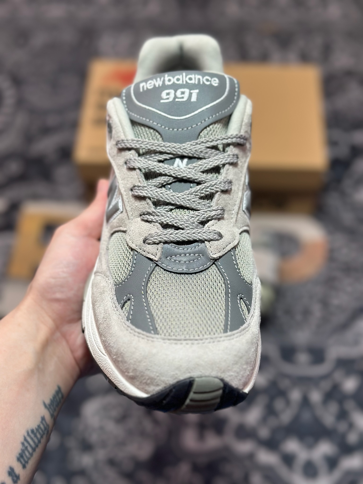 纯原 过验/无法鉴定 市售最高版本 New Balance 新百伦 M991GL 复古休闲鞋